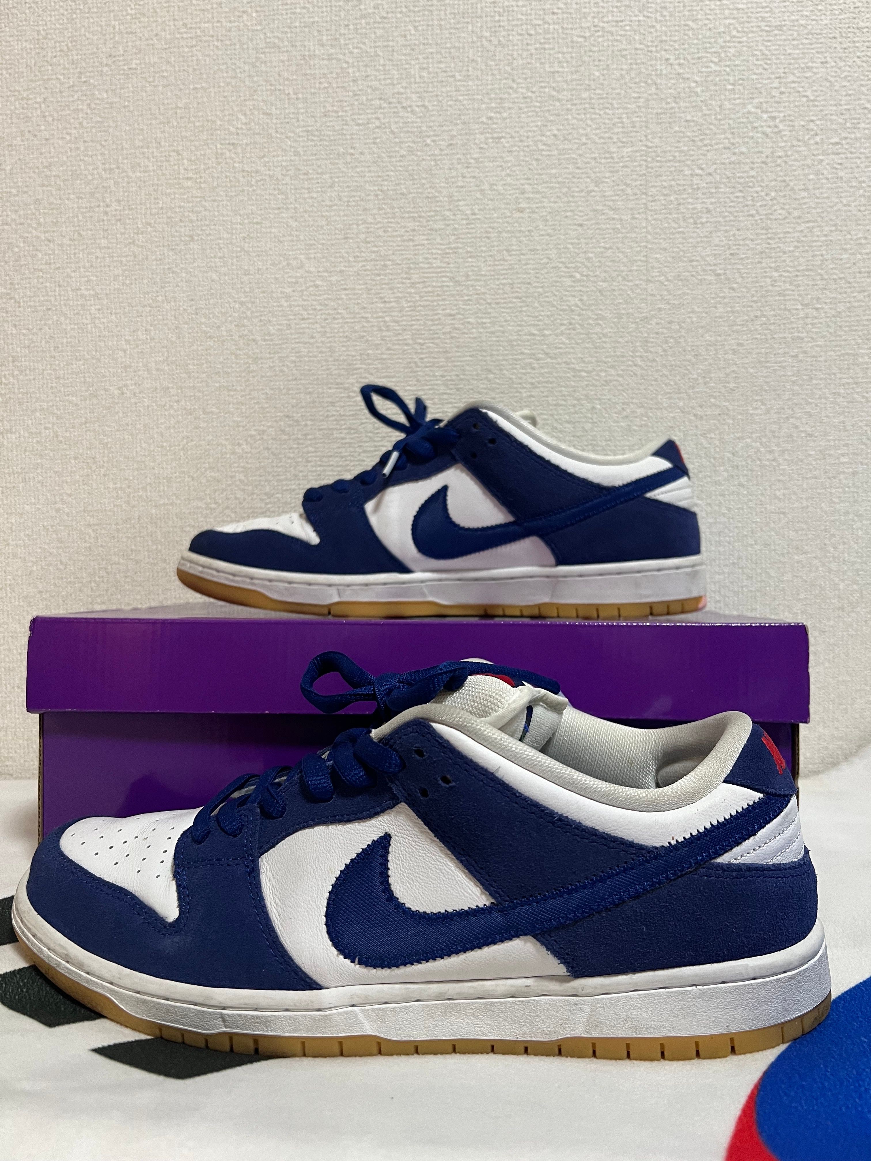 Nike SB Dunk Low "Los Angeles Dodgers/Deep Royal Blue"