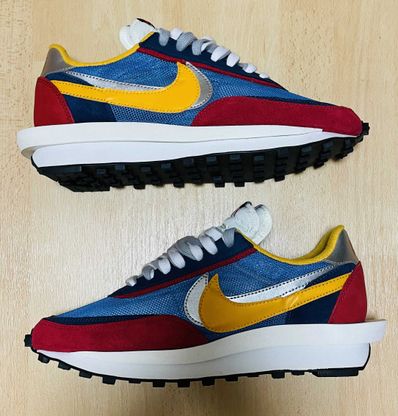 sacai × Nike LDV Waffle "Red/Blue"