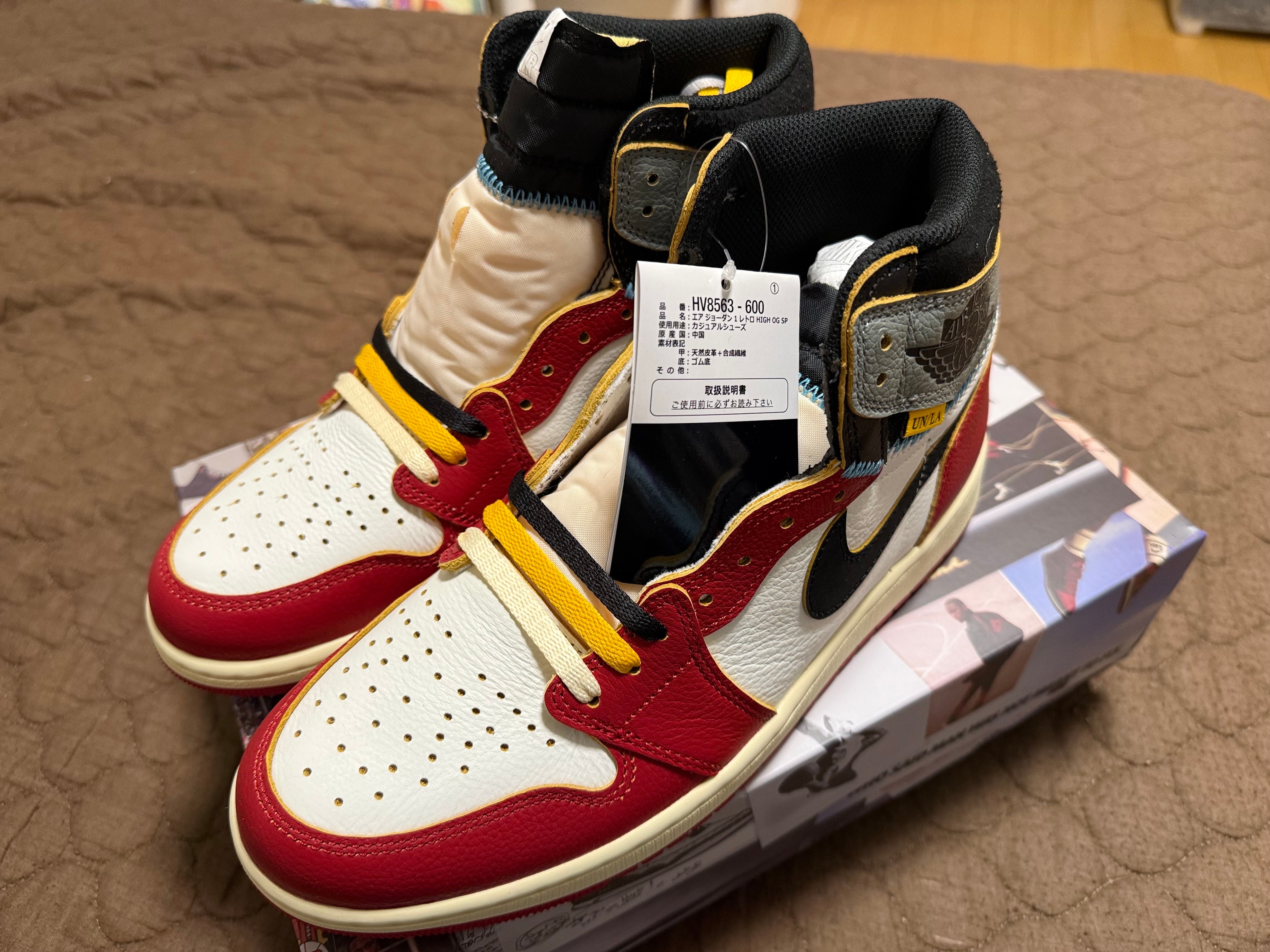 UNION × Nike Air Jordan 1 Retro High OG "Chicago/Shadow"