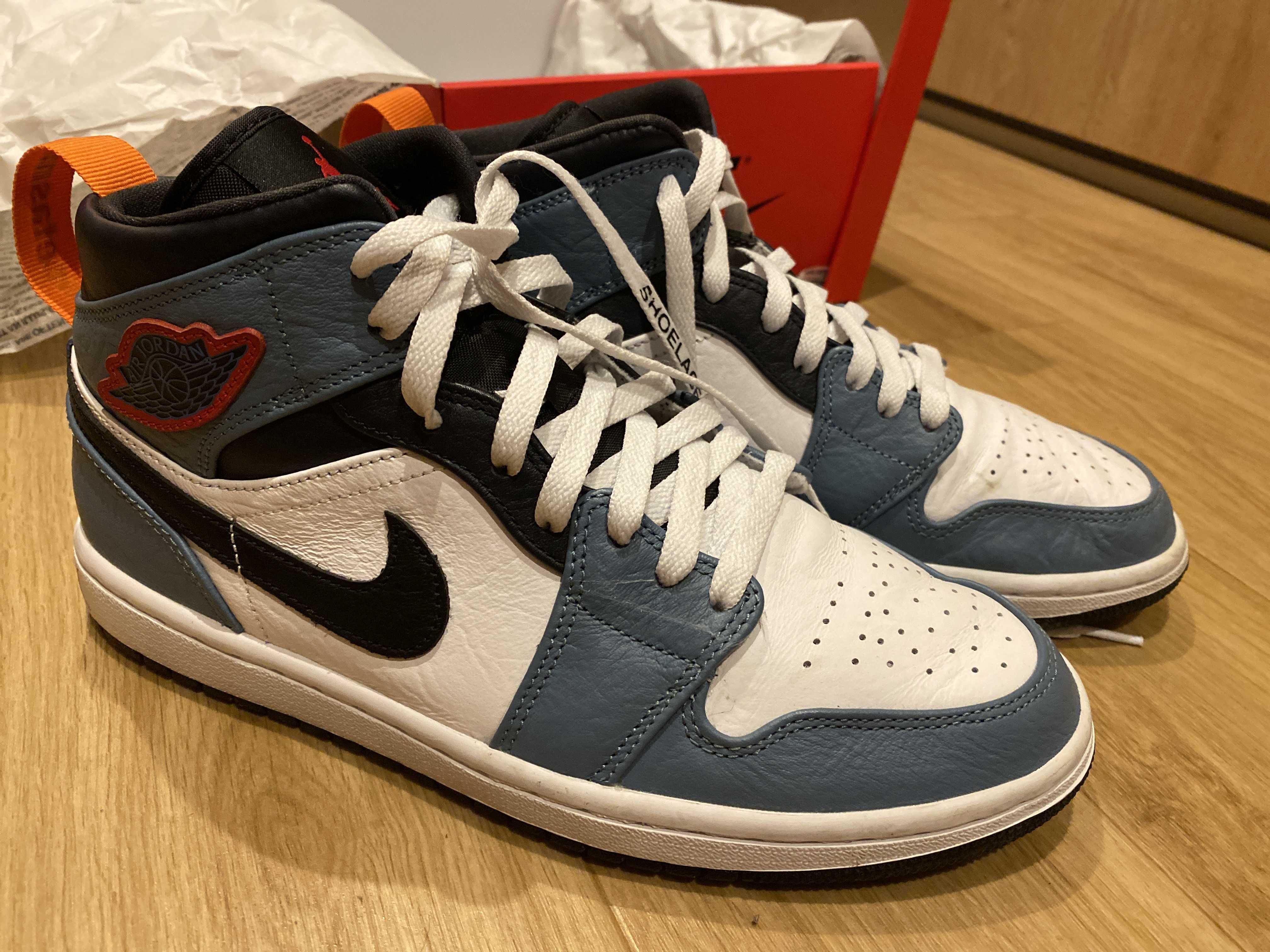 FACETASM × Nike Air Jordan 1 Mid "White/Navy"