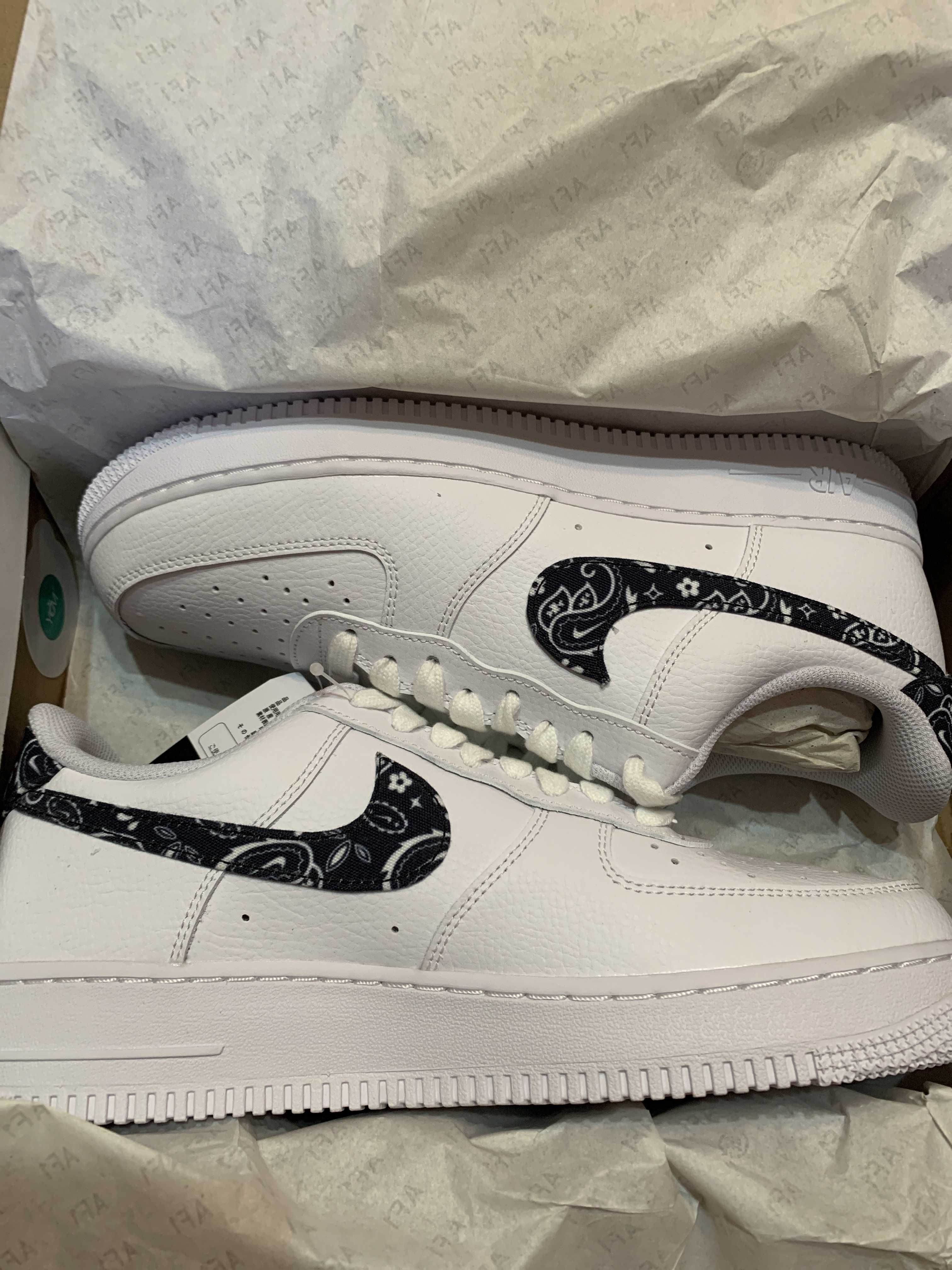 Nike Women's Air Force 1 Low '07 Essential "Black Paisley"