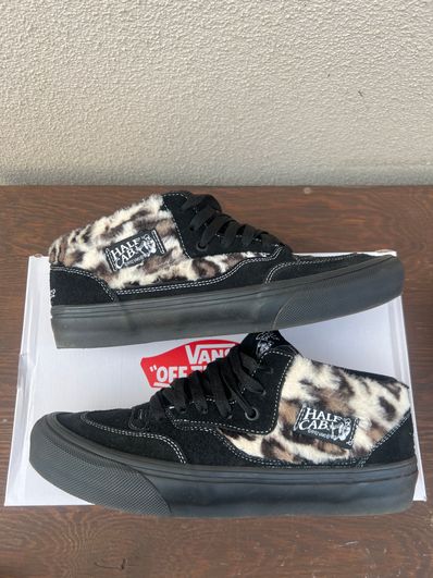 Supreme × Vans Leopard Half Cab "Black"