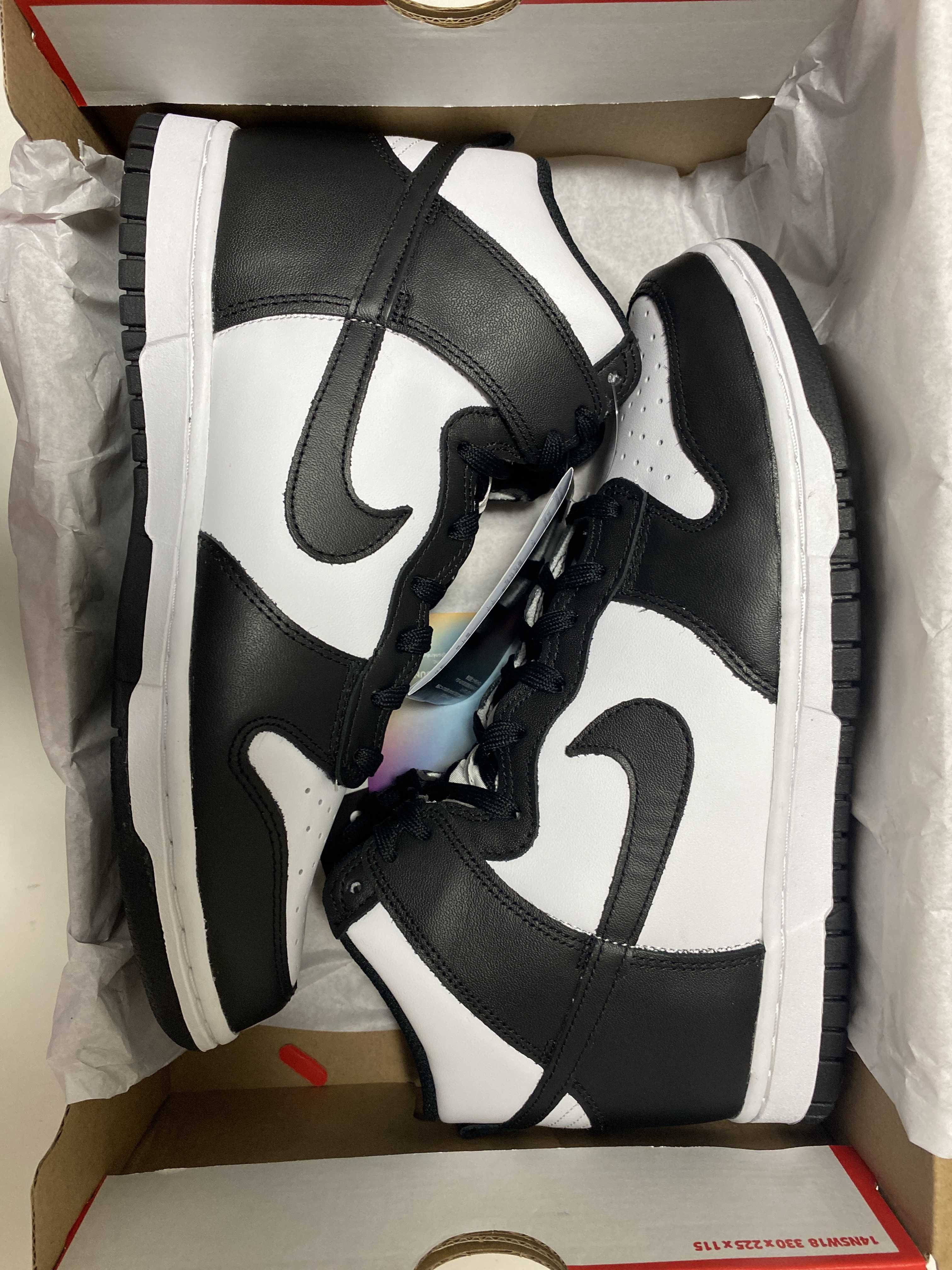 Nike Women's Dunk High "Black and White"