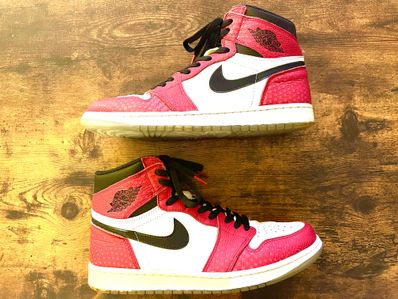 Spiderman × Nike Air Jordan 1 Origin Story "Gym Red/White/Photo Blue/Black"