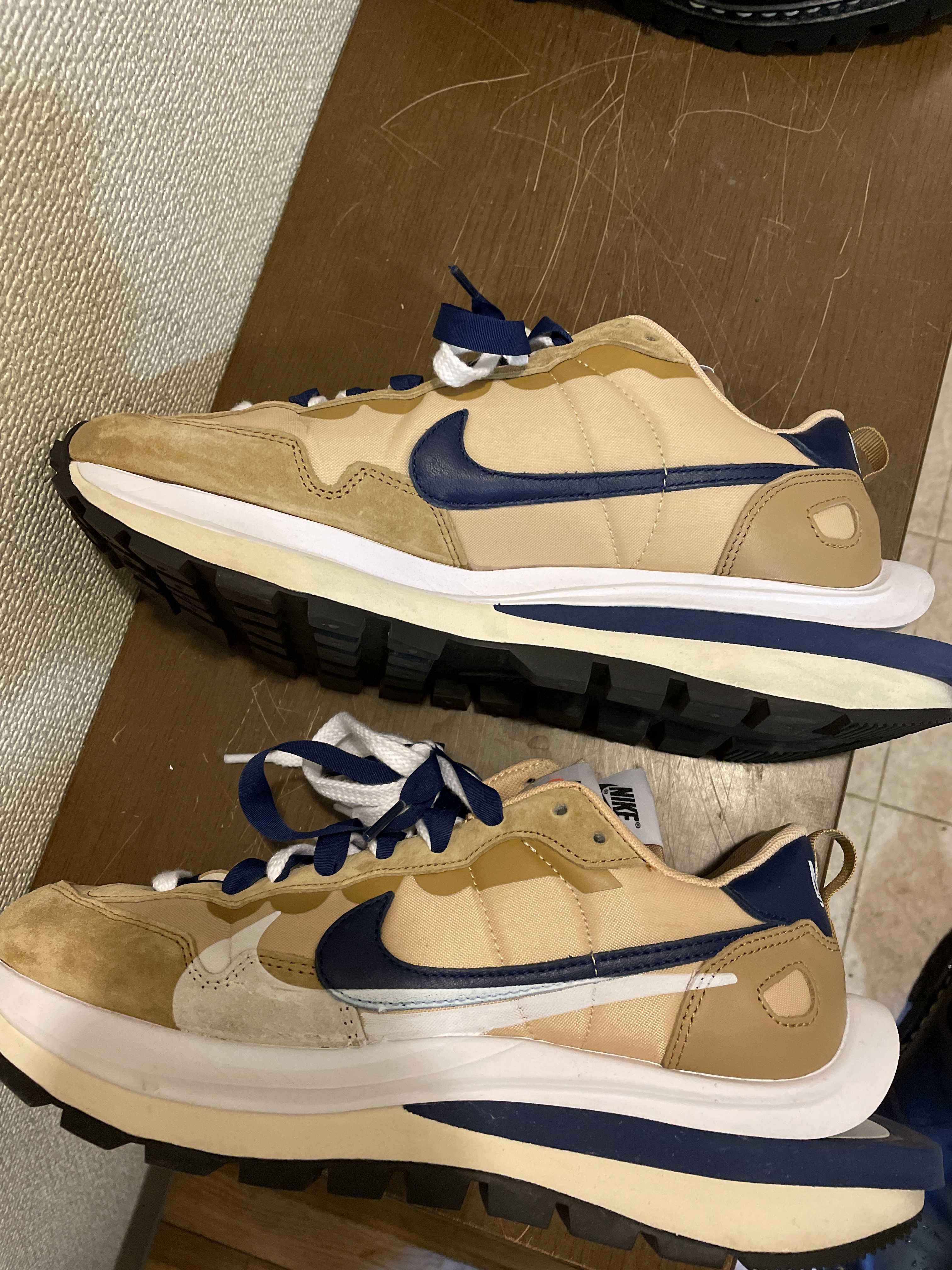 Sacai × Nike Vapor Waffle "Sesame And Blue Void"