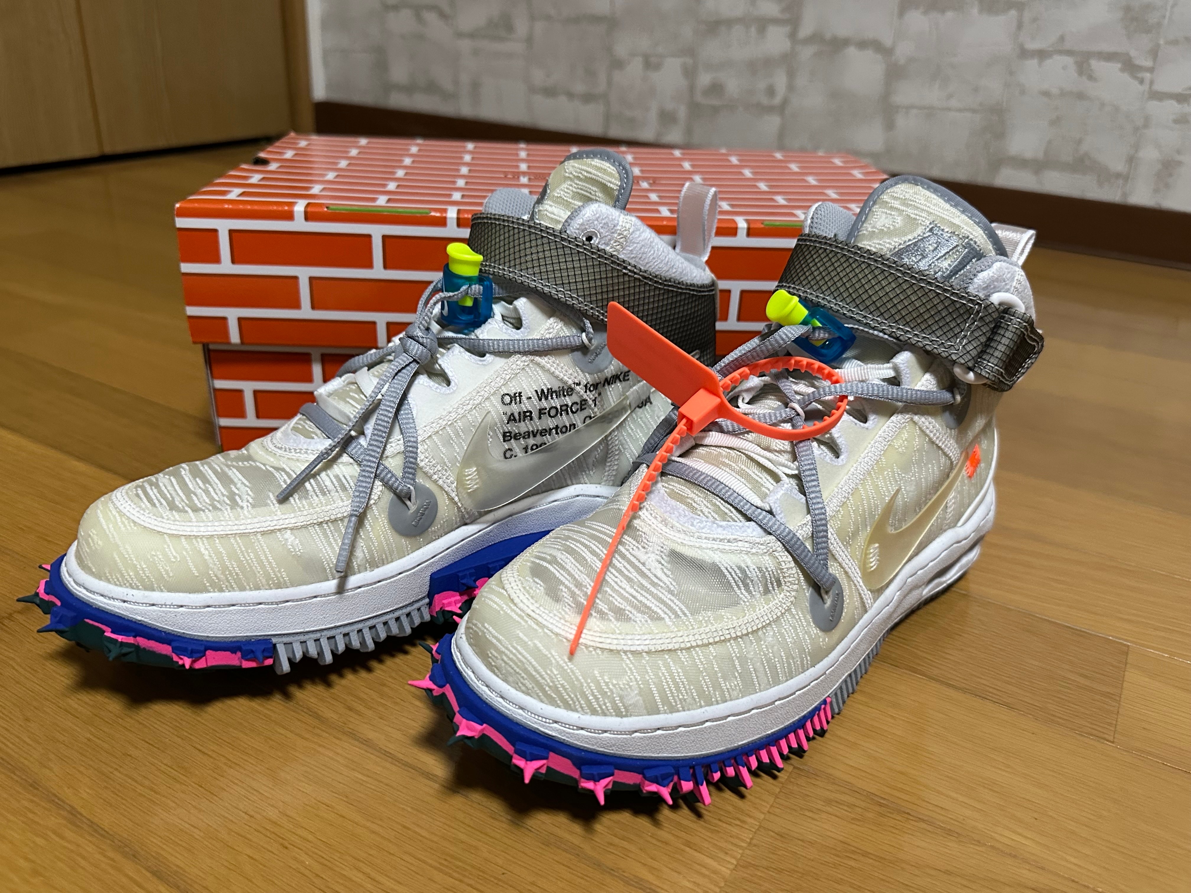 Off-White × Nike Air Force 1 Mid "White"