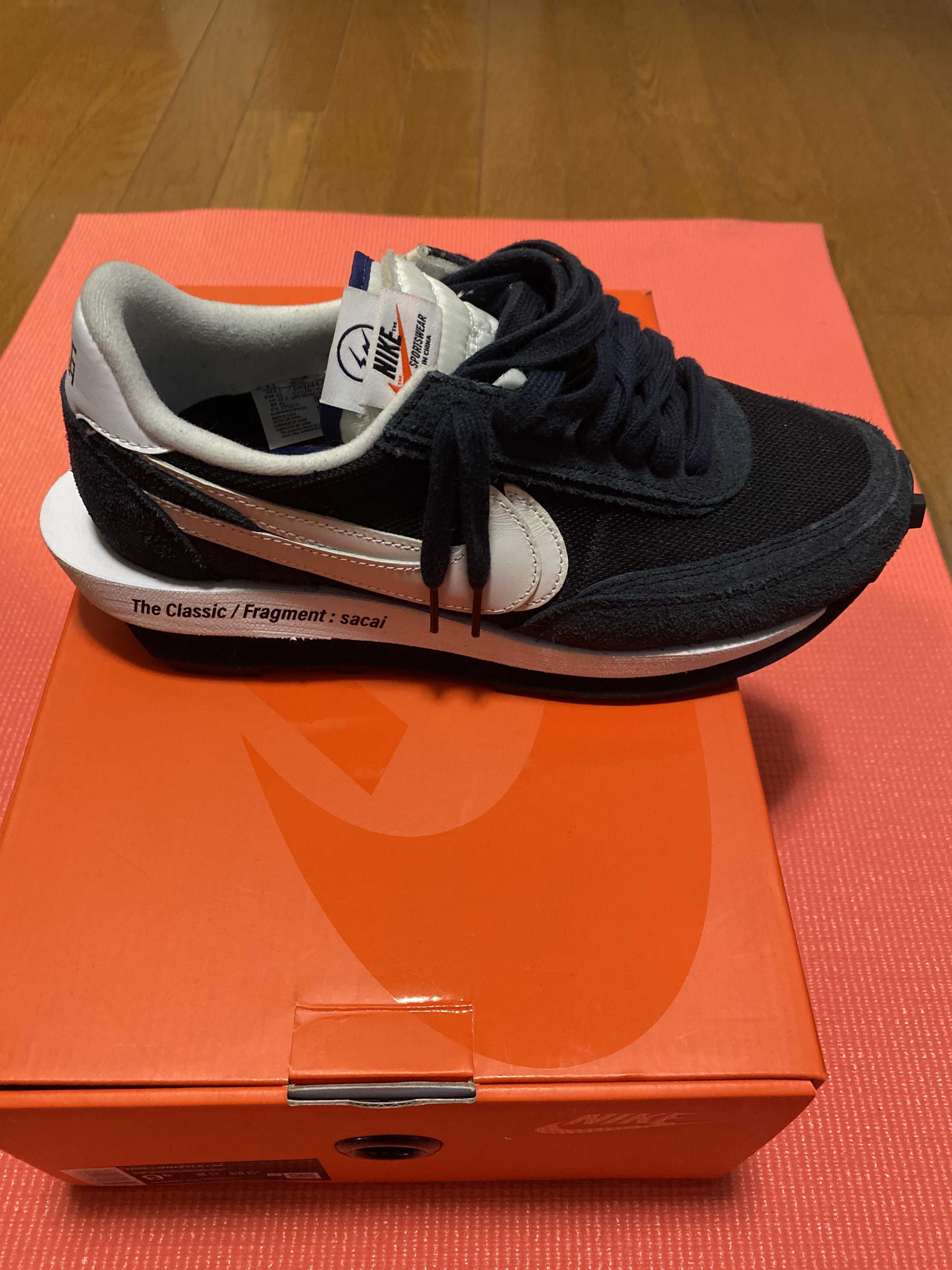 Fragment × sacai × Nike LD Waffle "Blackended Blue"