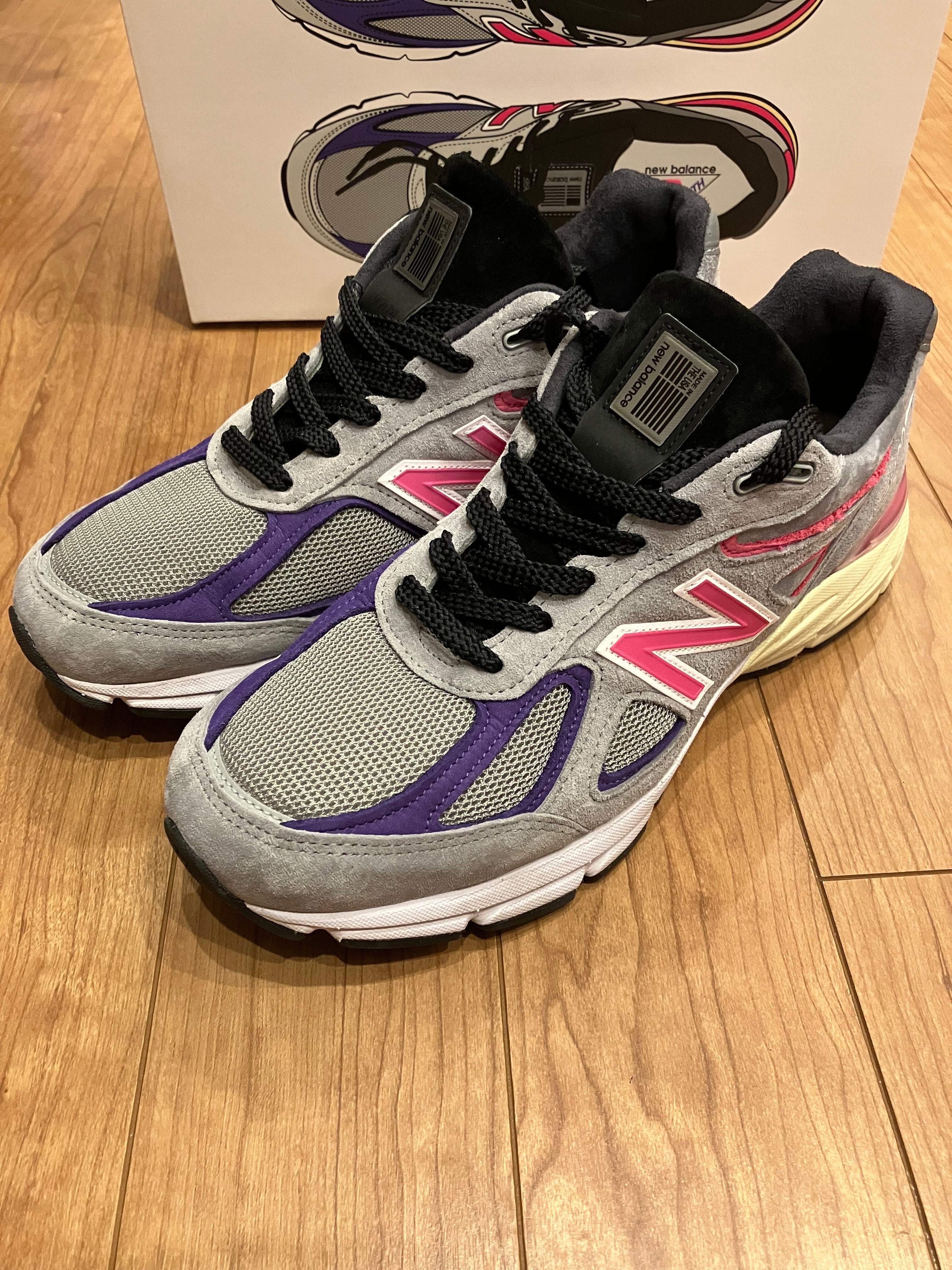 KITH × UNITED ARROWS & SONS × New Balance 990V4 "Smoked Pearl"