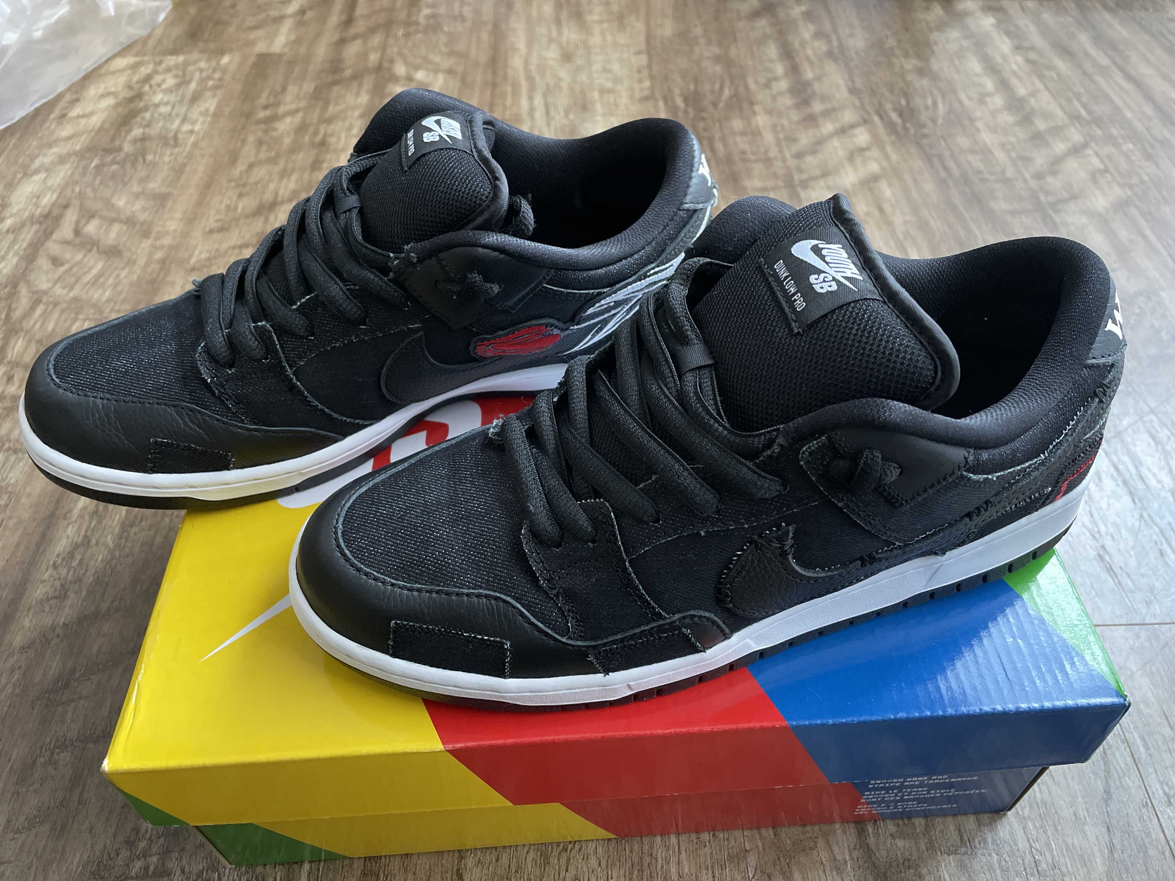 Wasted Youth × Nike SB Dunk Low "Black Denim" / VERDY