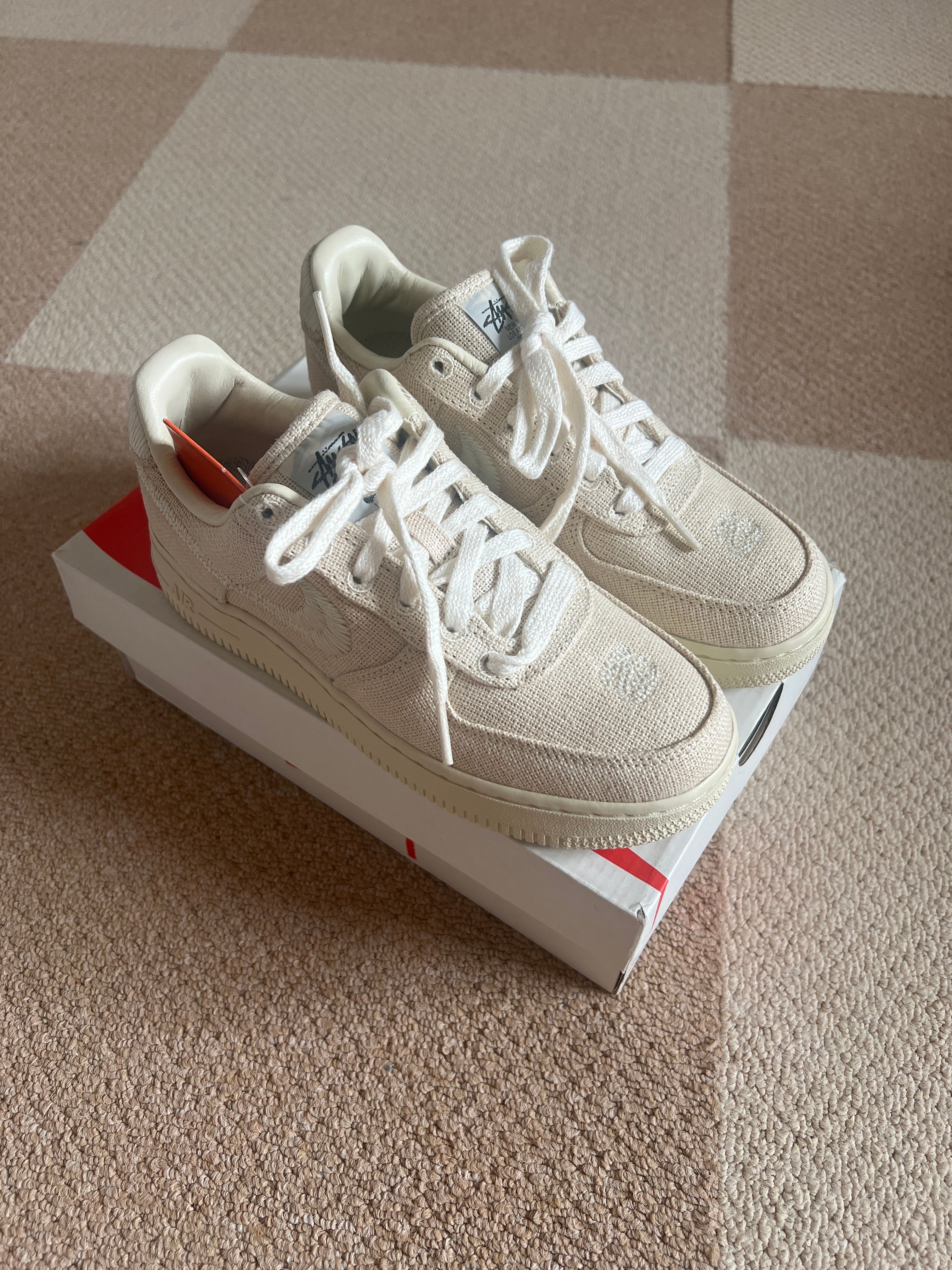 Stussy × Nike Air Force 1 Low "Fossil Stone"