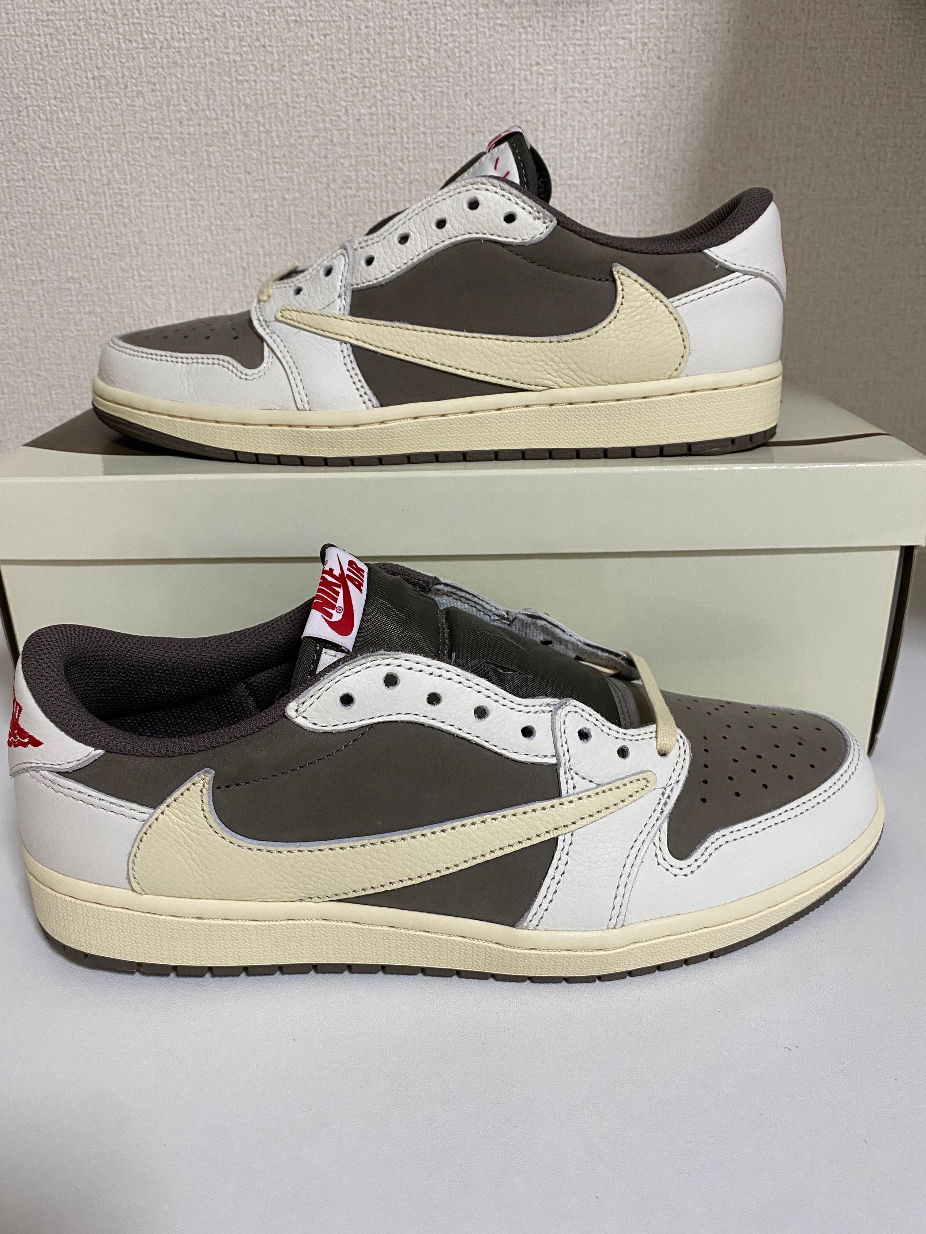 Travis Scott × Nike Air Jordan 1 Low OG SP "Reverse Mocha/Sail and Ridgerock"