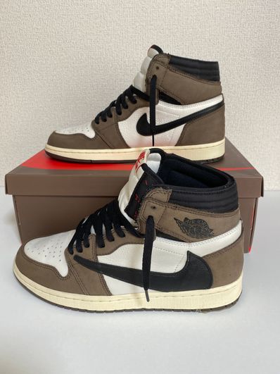Travis Scott × Nike Air Jordan 1 Retro High OG TS SP "Sail/Dark Mocha"