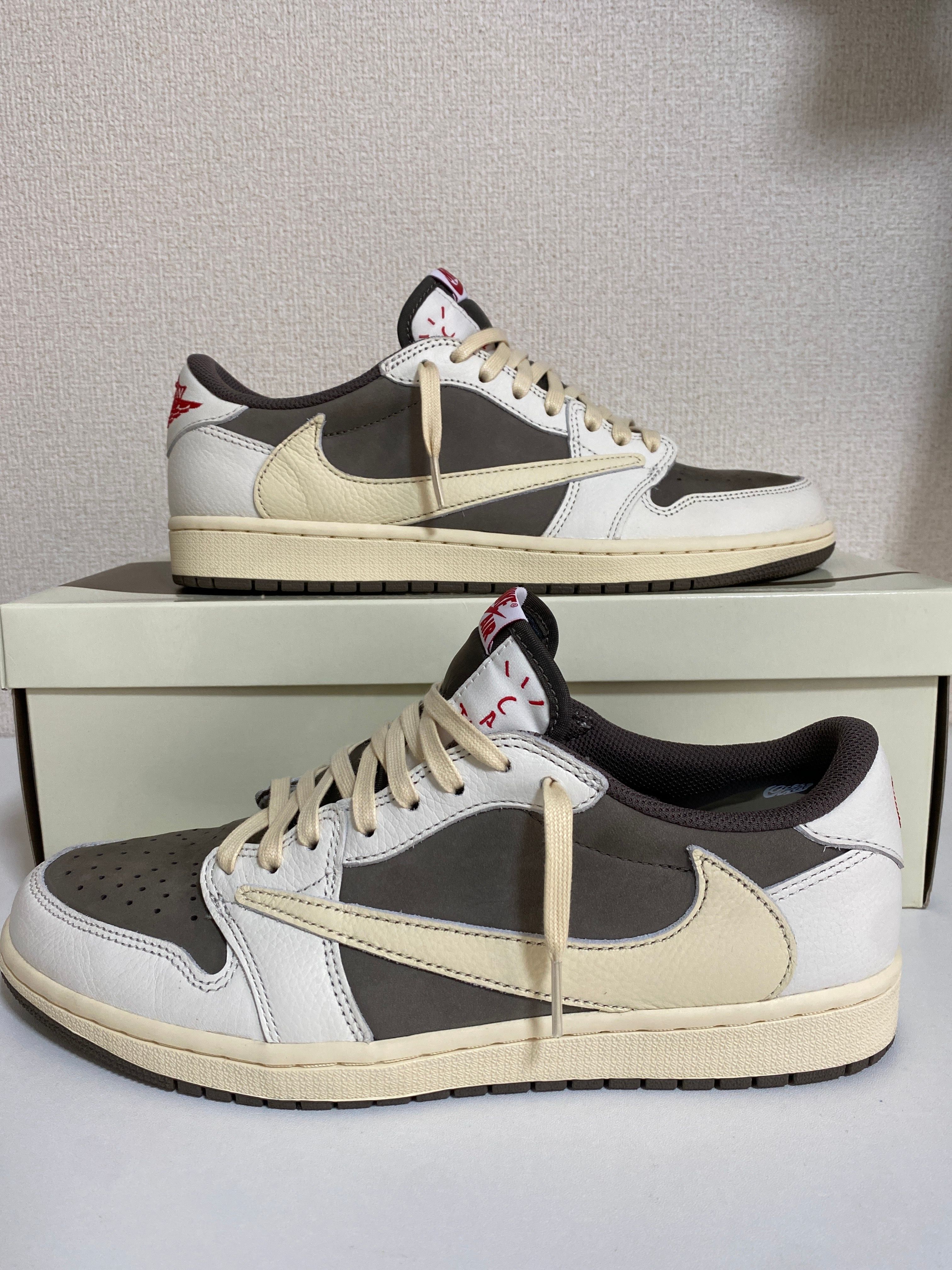 Travis Scott × Nike Air Jordan 1 Low OG SP "Reverse Mocha/Sail and Ridgerock"