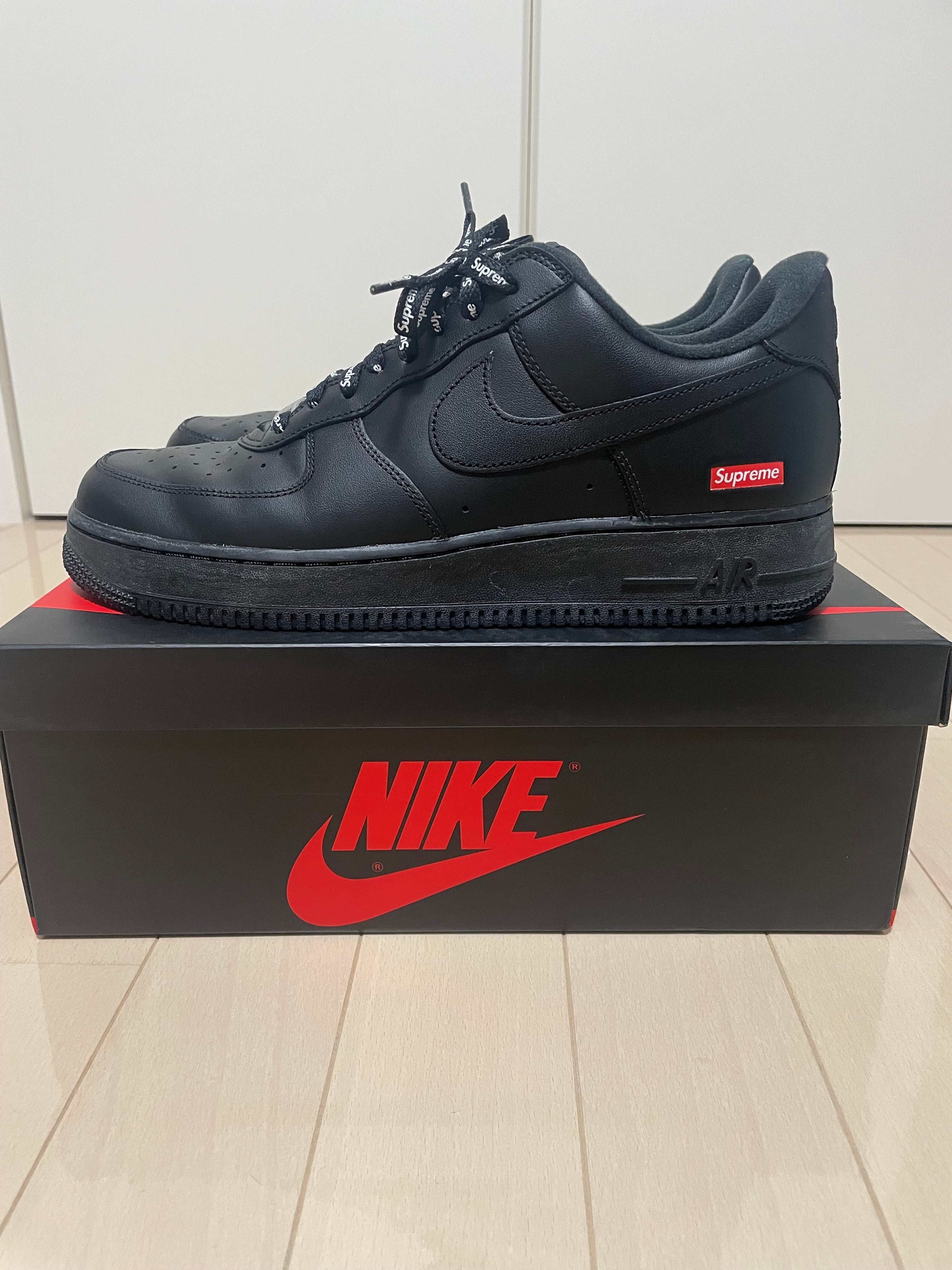 Supreme × Nike Air Force 1 Low "Black"