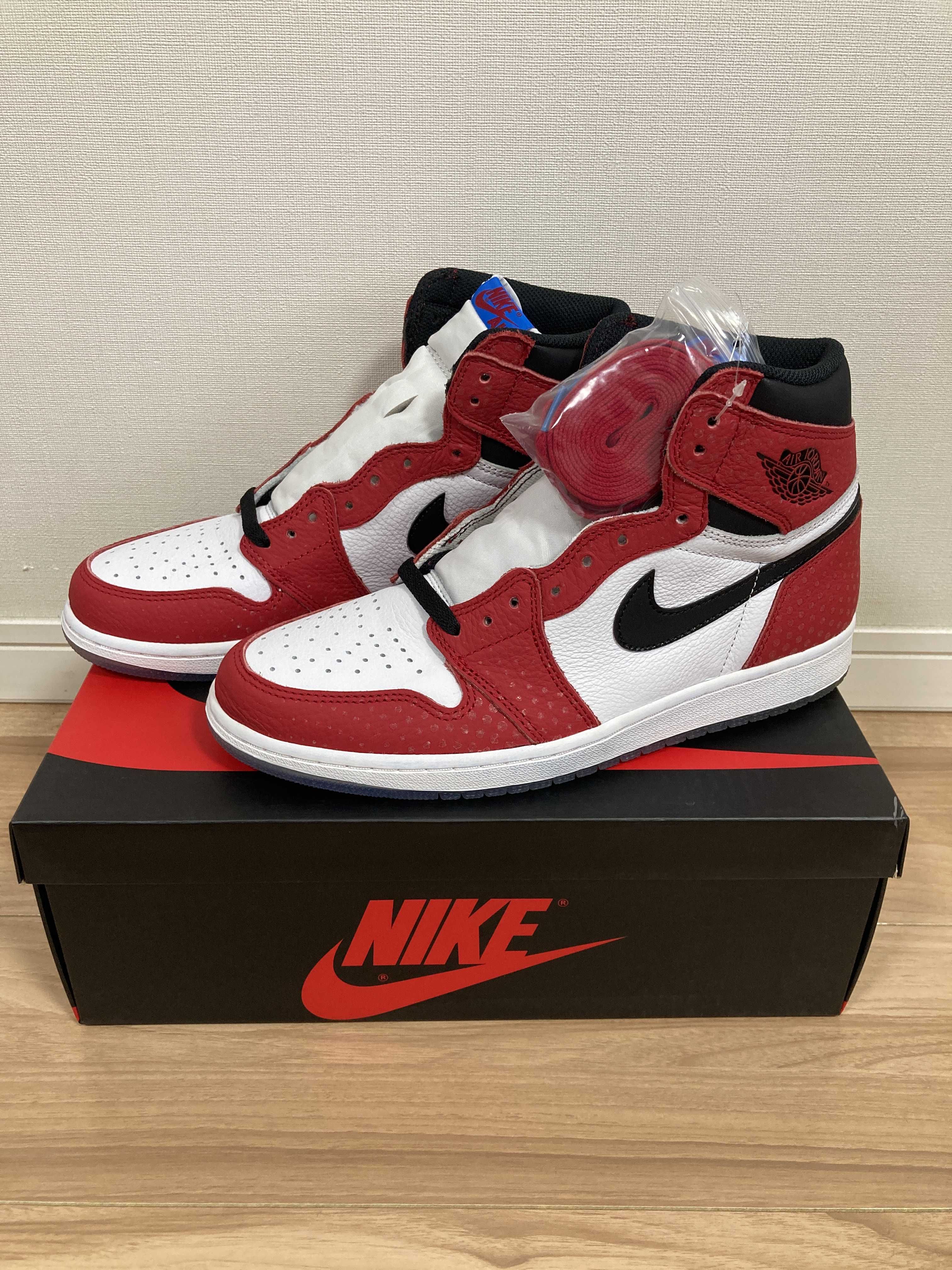 Spiderman × Nike Air Jordan 1 Origin Story "Gym Red/White/Photo Blue/Black"