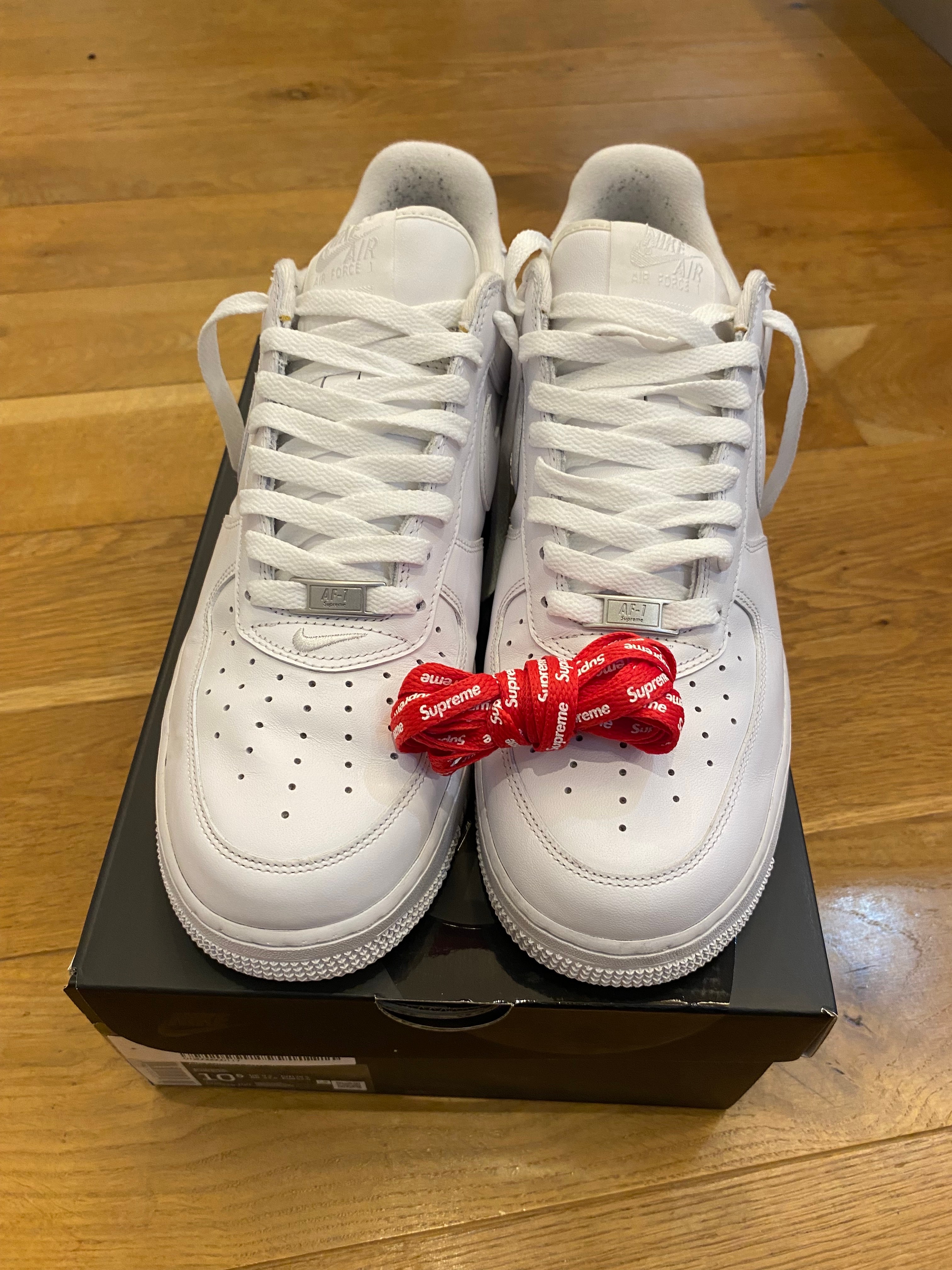 Supreme × Nike Air Force 1 Low "White"