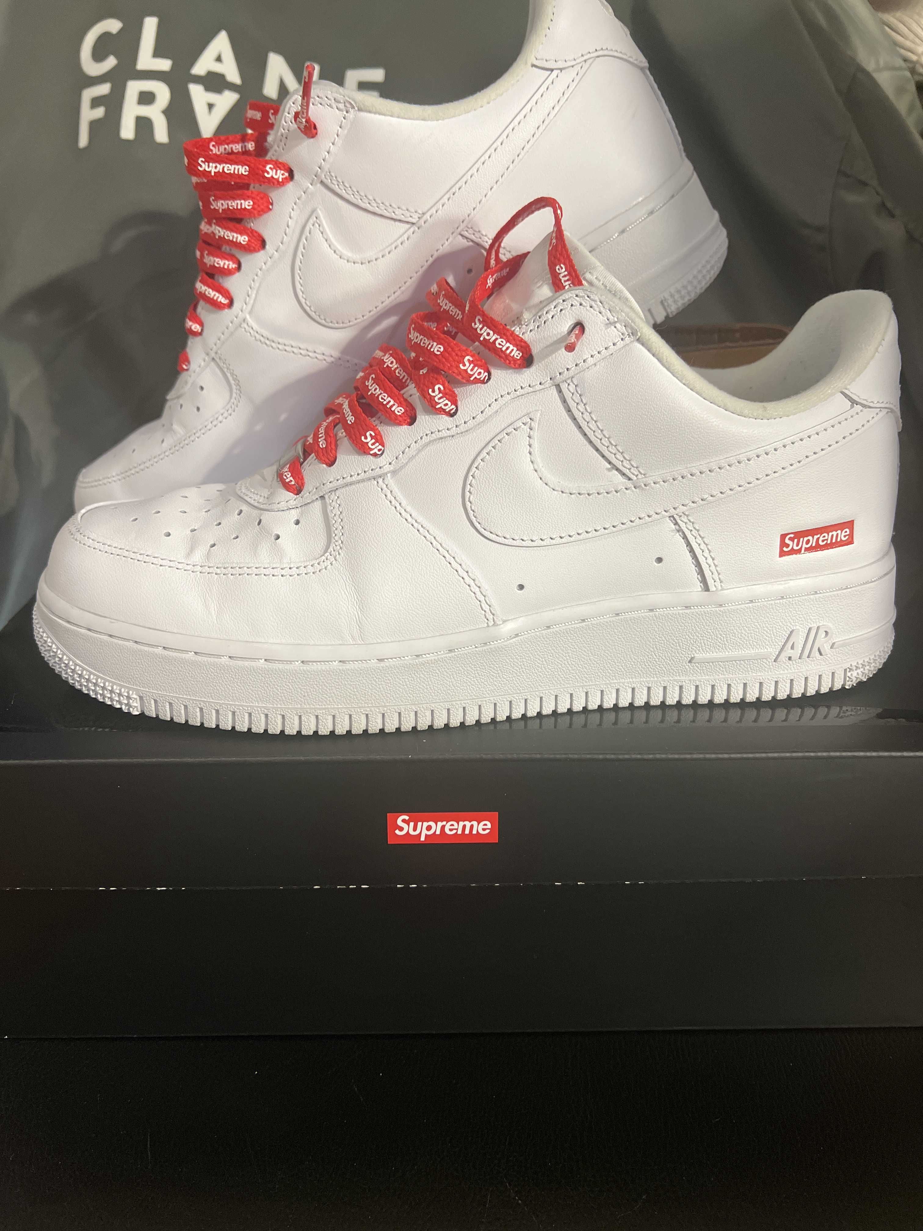 Supreme × Nike Air Force 1 Low "White"