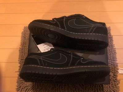 Travis Scott × Nike Air Jordan 1 Low OG SP "Black Phantom"