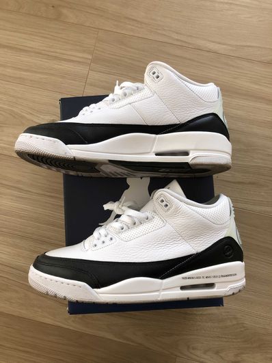 Fragment × Nike Air Jordan 3 "White/Black"