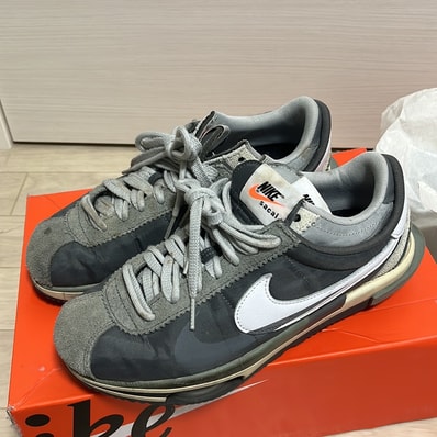 sacai × Nike Zoom Cortez "Iron Grey"