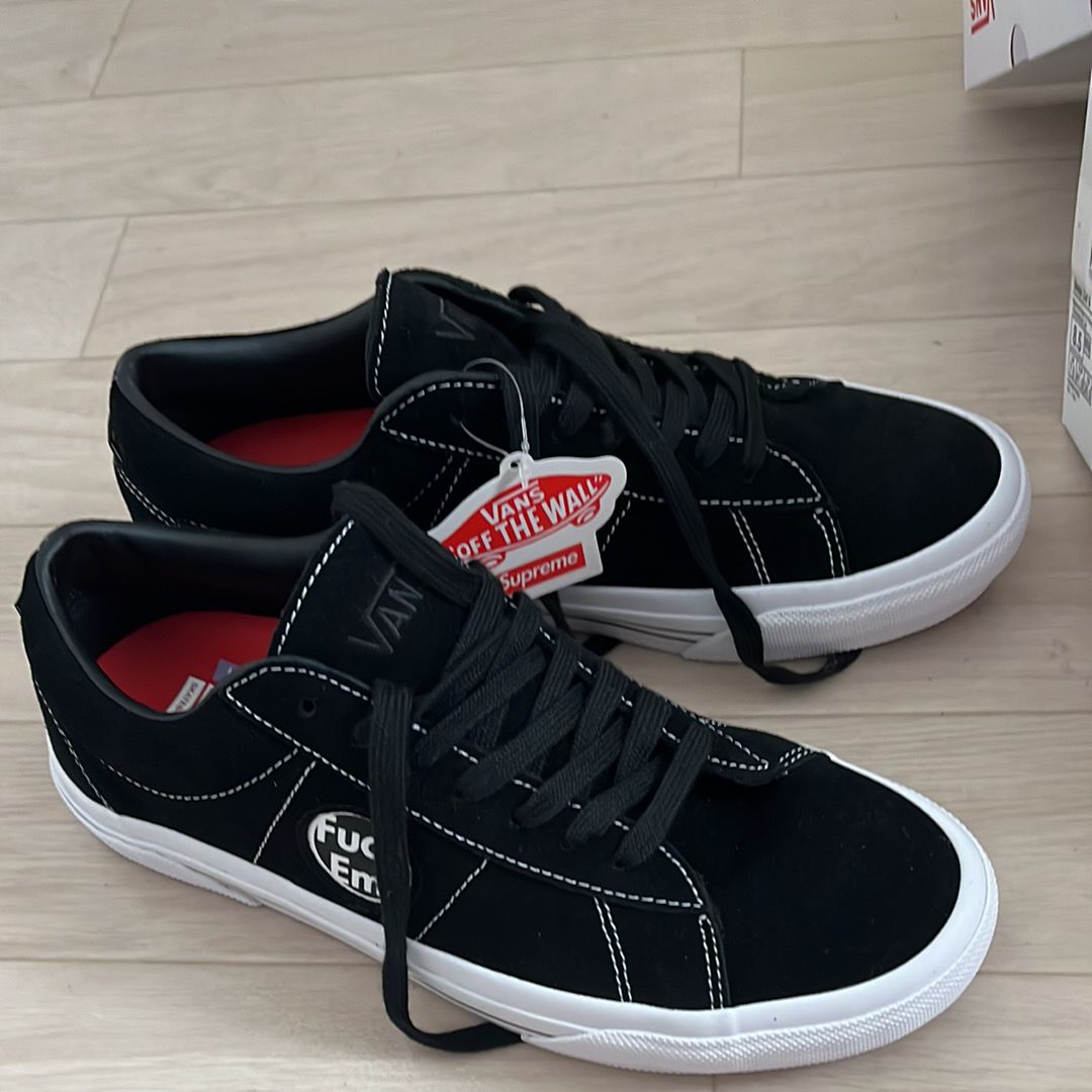 Supreme × Vans Sid "Black"