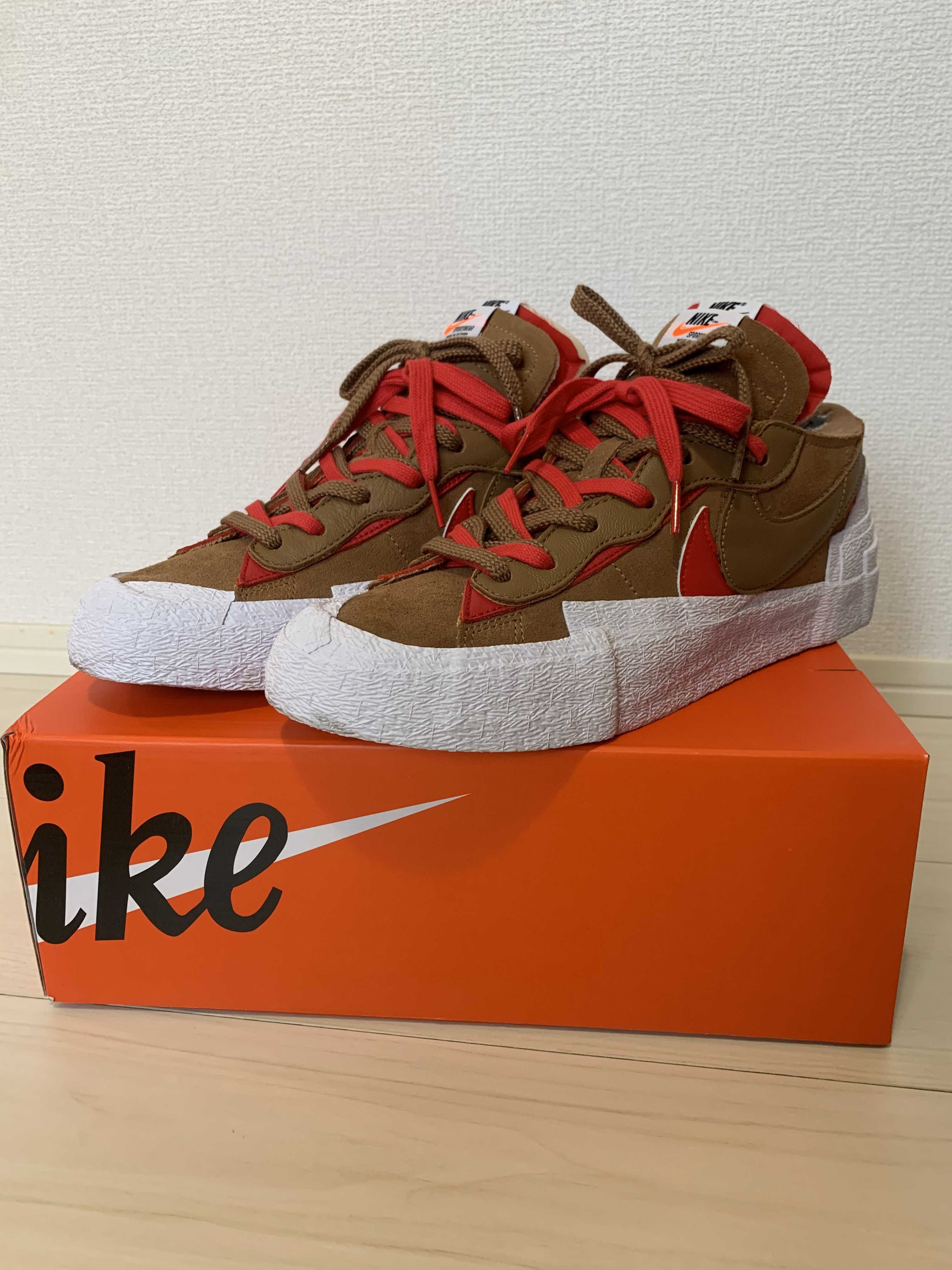 SACAI × NIKE BLAZER LOW "BRITISH TAN"