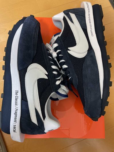 Fragment × sacai × Nike LD Waffle "Blackended Blue"
