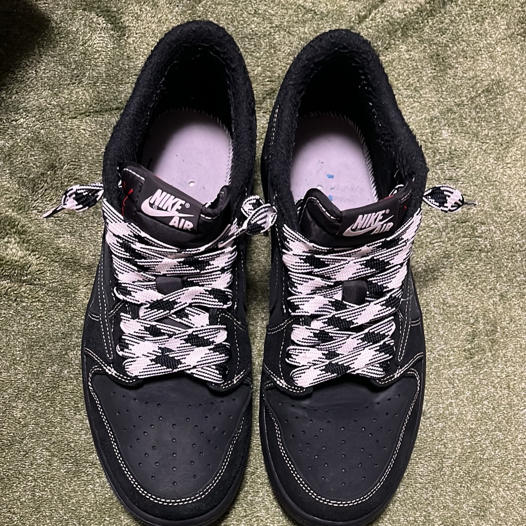 Travis Scott × Nike Air Jordan 1 Low OG SP "Black Phantom"