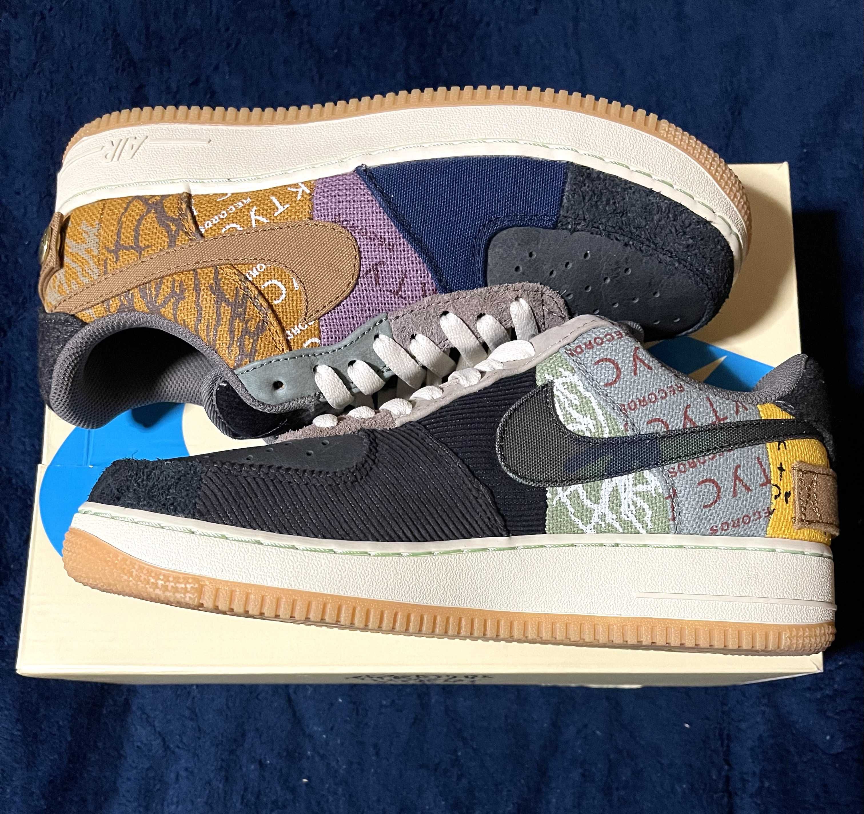 Travis Scott × Nike Air Force 1 Low Cactus Jack "Multi Color"