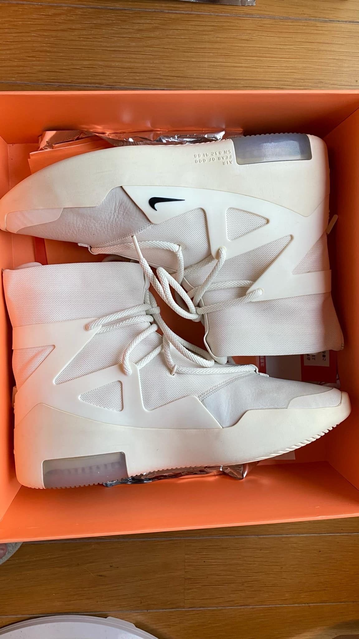 Fear Of God × Nike Air 1 "Sail Black"