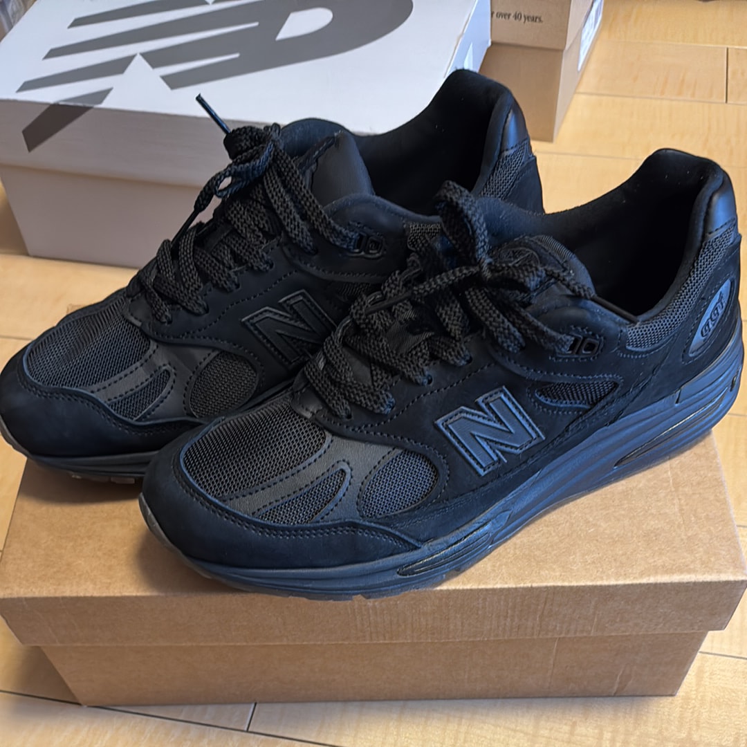 Stone Island × New Balance 991V2 Ghost "Black"