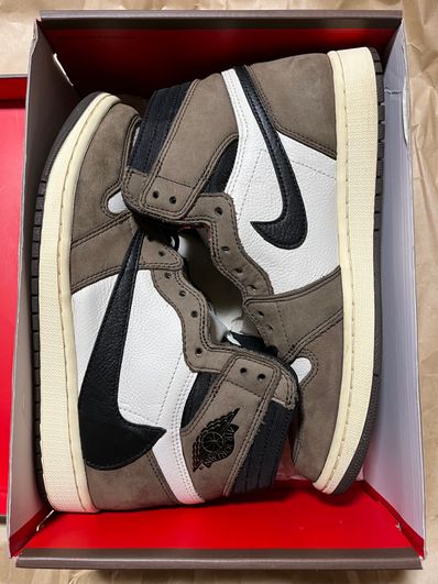 Travis Scott × Nike Air Jordan 1 Retro High OG TS SP "Sail/Dark Mocha"