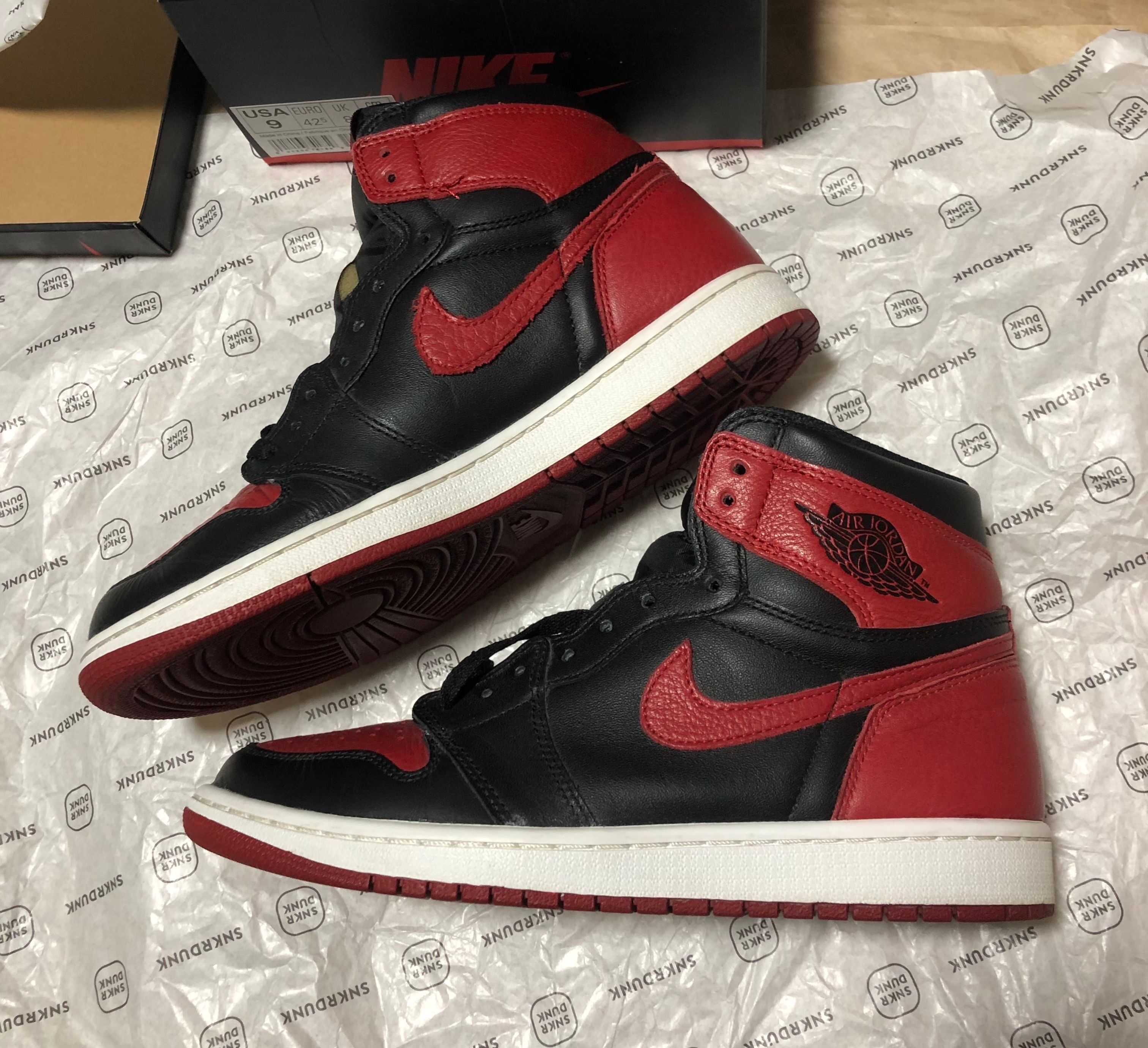 Nike Air Jordan 1 Retro High OG "Bred/Banned" (2016)