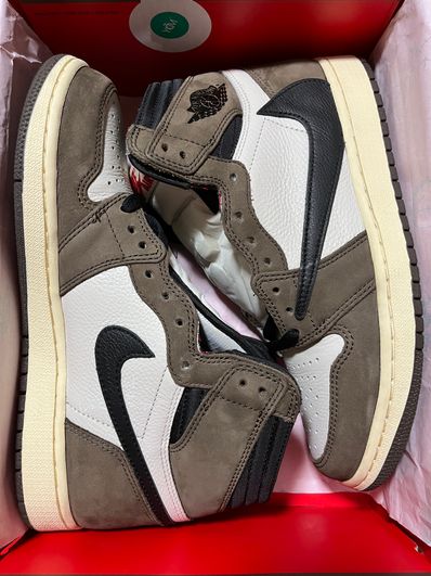 Travis Scott × Nike Air Jordan 1 Retro High OG TS SP "Sail/Dark Mocha"