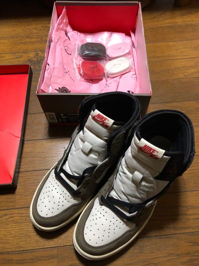Travis Scott × Nike Air Jordan 1 Retro High OG TS SP "Sail/Dark Mocha"