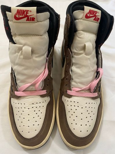 Travis Scott × Nike Air Jordan 1 Retro High OG TS SP "Sail/Dark Mocha"