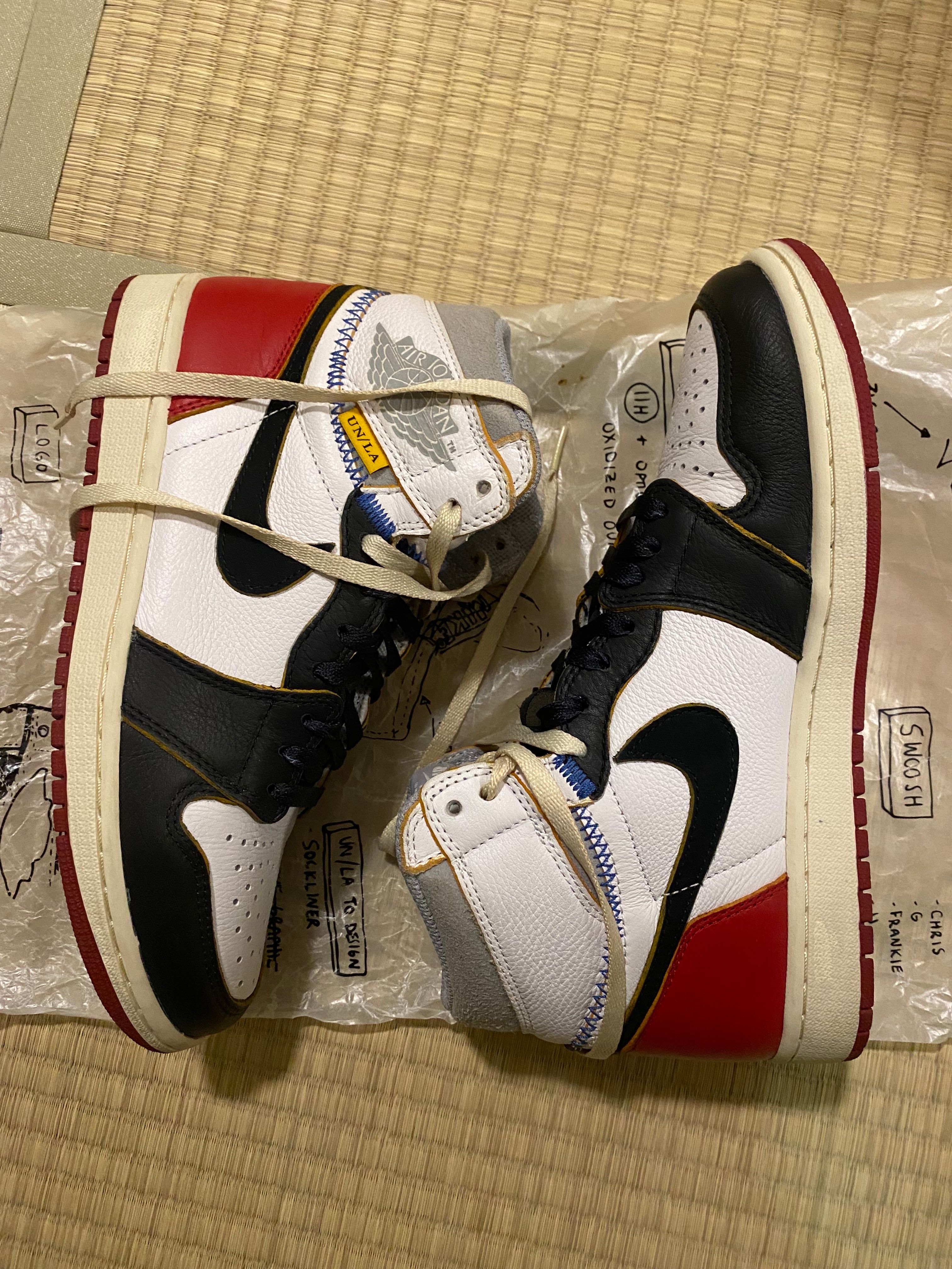 UNION × Nike Air Jordan 1 Retro High OG NRG "Varsity Red/Wolf Grey"