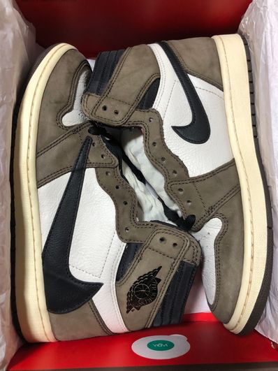 Travis Scott × Nike Air Jordan 1 Retro High OG TS SP "Sail/Dark Mocha"