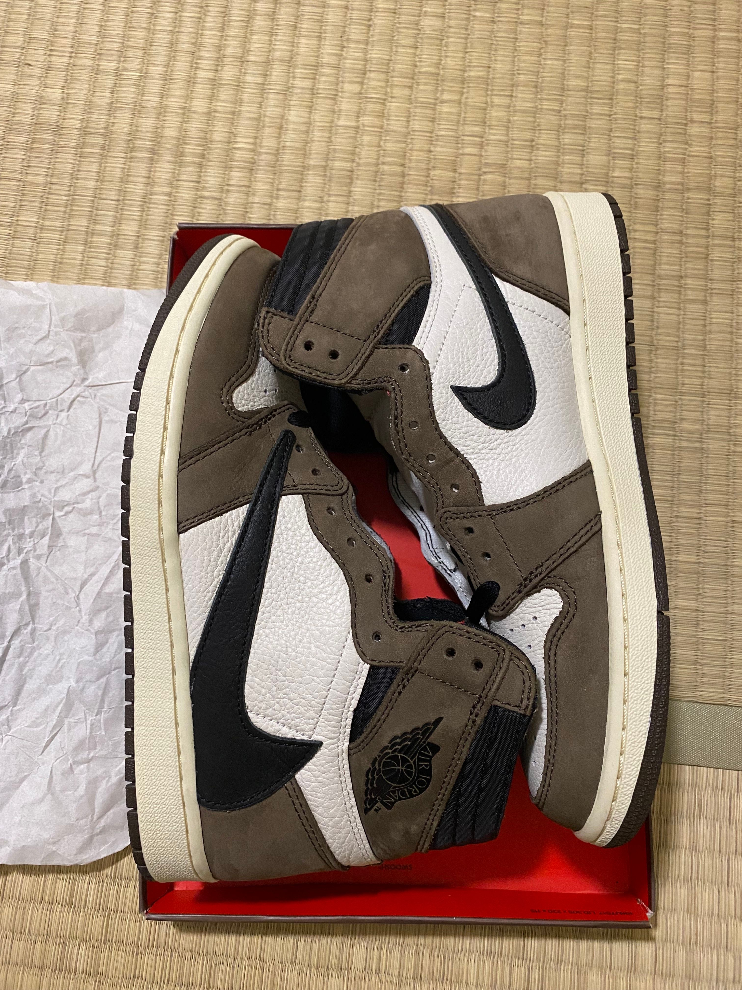 Travis Scott × Nike Air Jordan 1 Retro High OG TS SP "Sail/Dark Mocha"