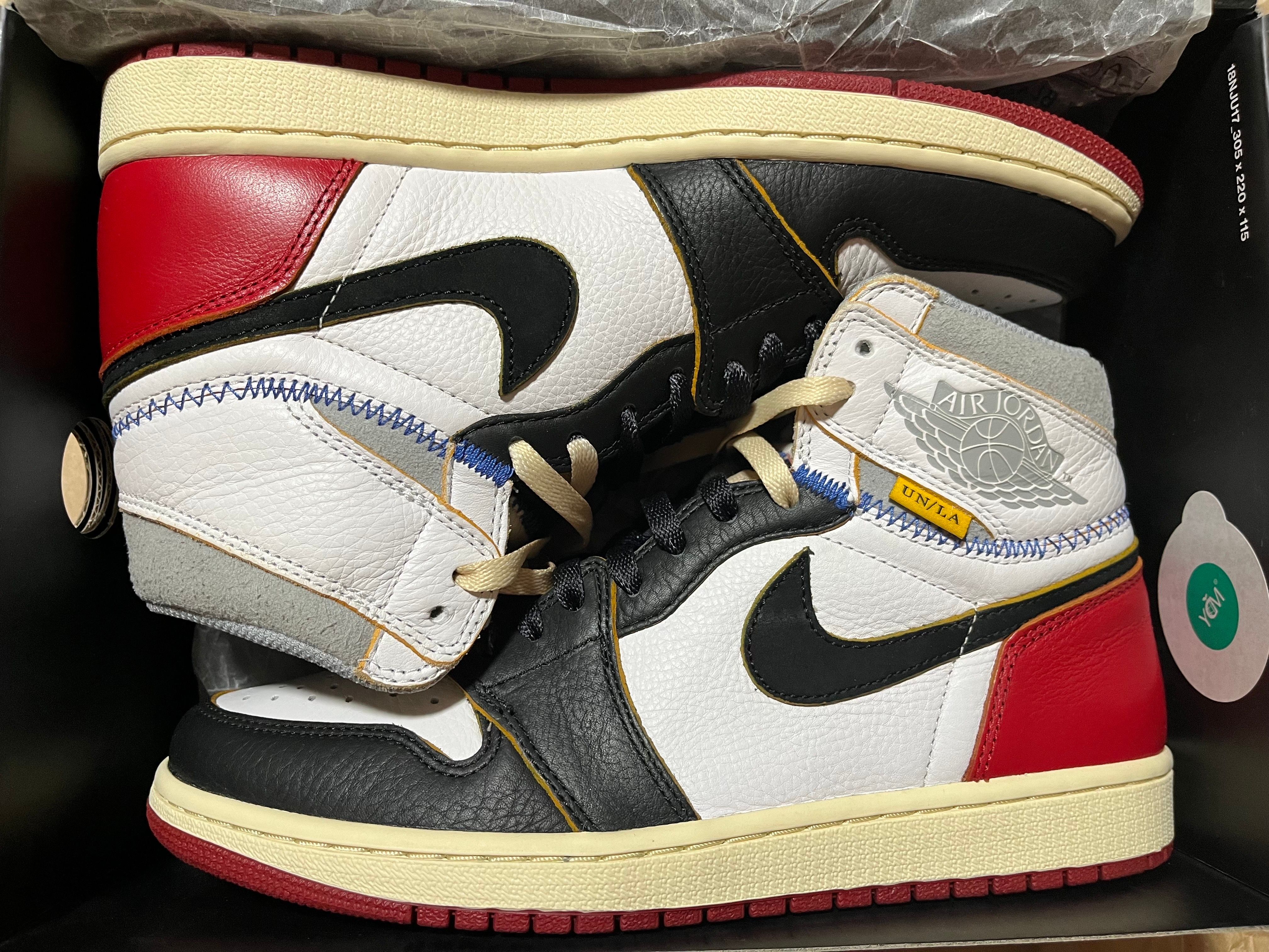 UNION × Nike Air Jordan 1 Retro High OG NRG "Varsity Red/Wolf Grey"