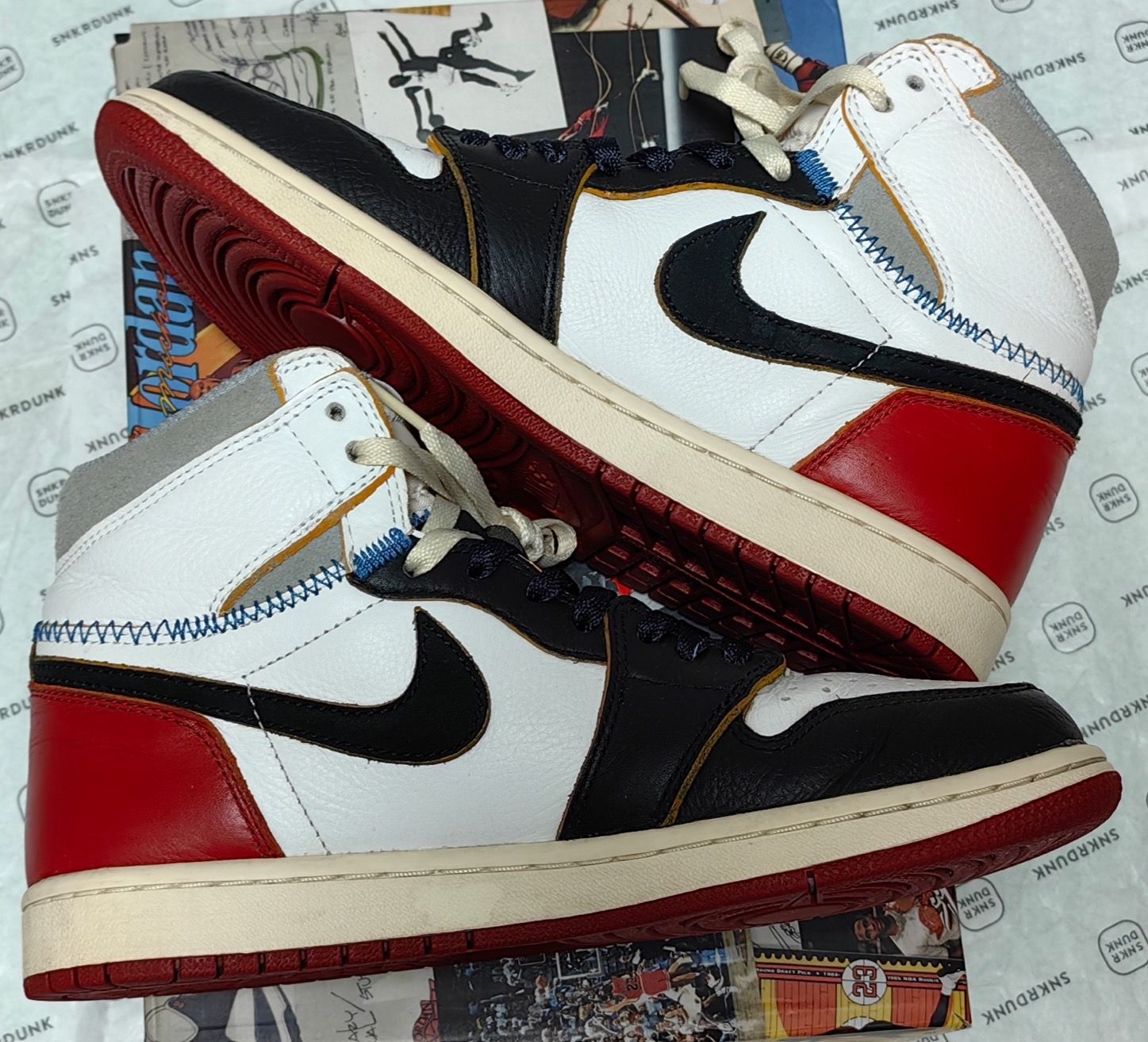 UNION × Nike Air Jordan 1 Retro High OG NRG "Varsity Red/Wolf Grey"