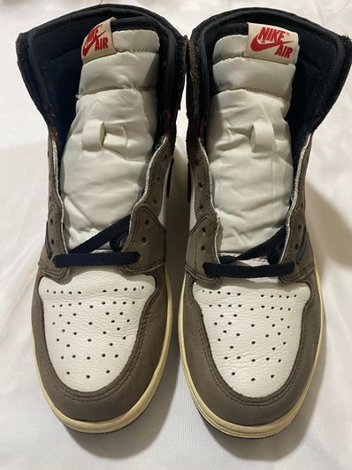 Travis Scott × Nike Air Jordan 1 Retro High OG TS SP "Sail/Dark Mocha"