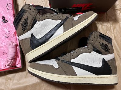 Travis Scott × Nike Air Jordan 1 Retro High OG TS SP "Sail/Dark Mocha"