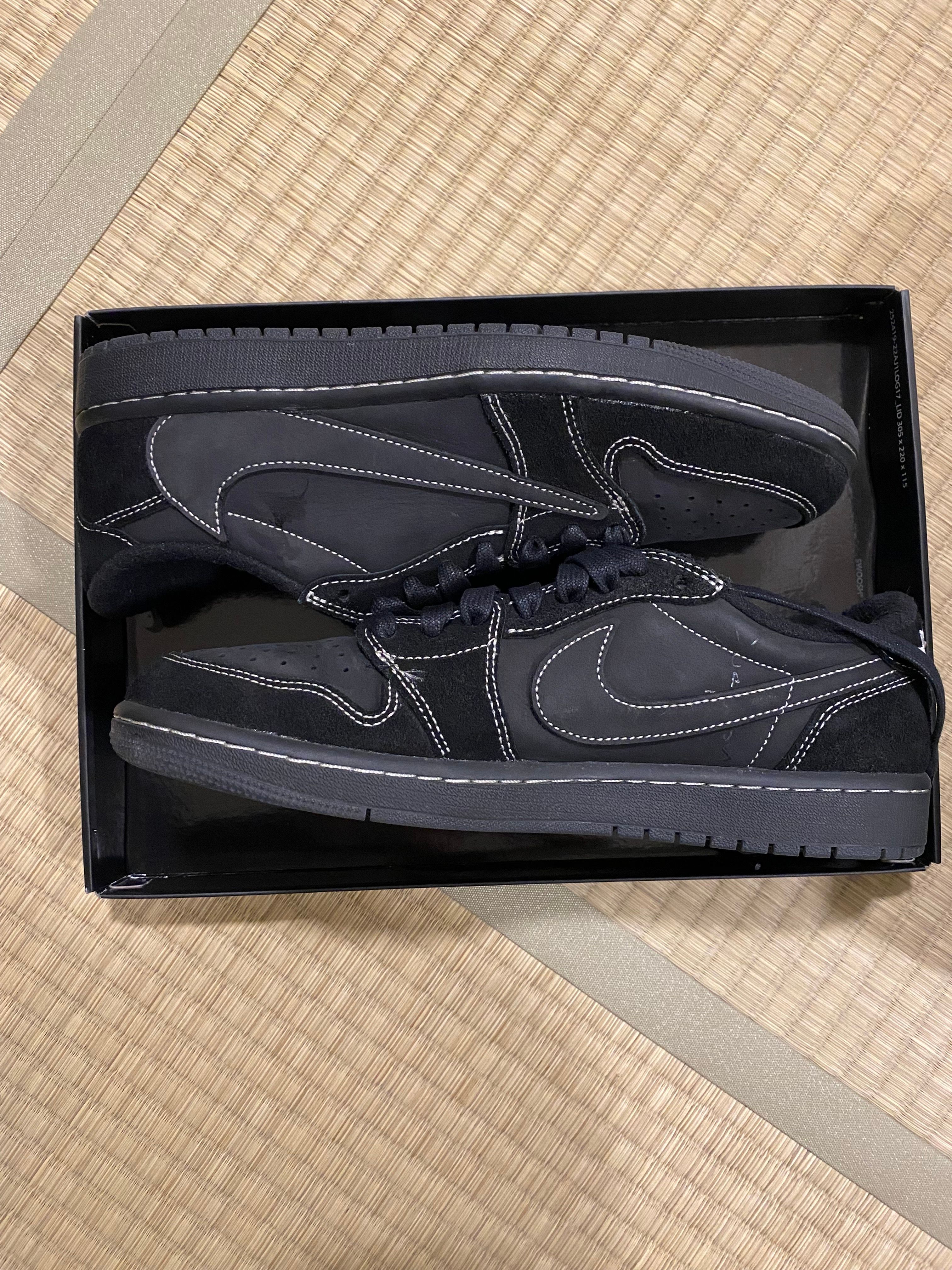 Travis Scott × Nike Air Jordan 1 Low OG SP "Black Phantom"