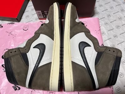 Travis Scott × Nike Air Jordan 1 Retro High OG TS SP "Sail/Dark Mocha"