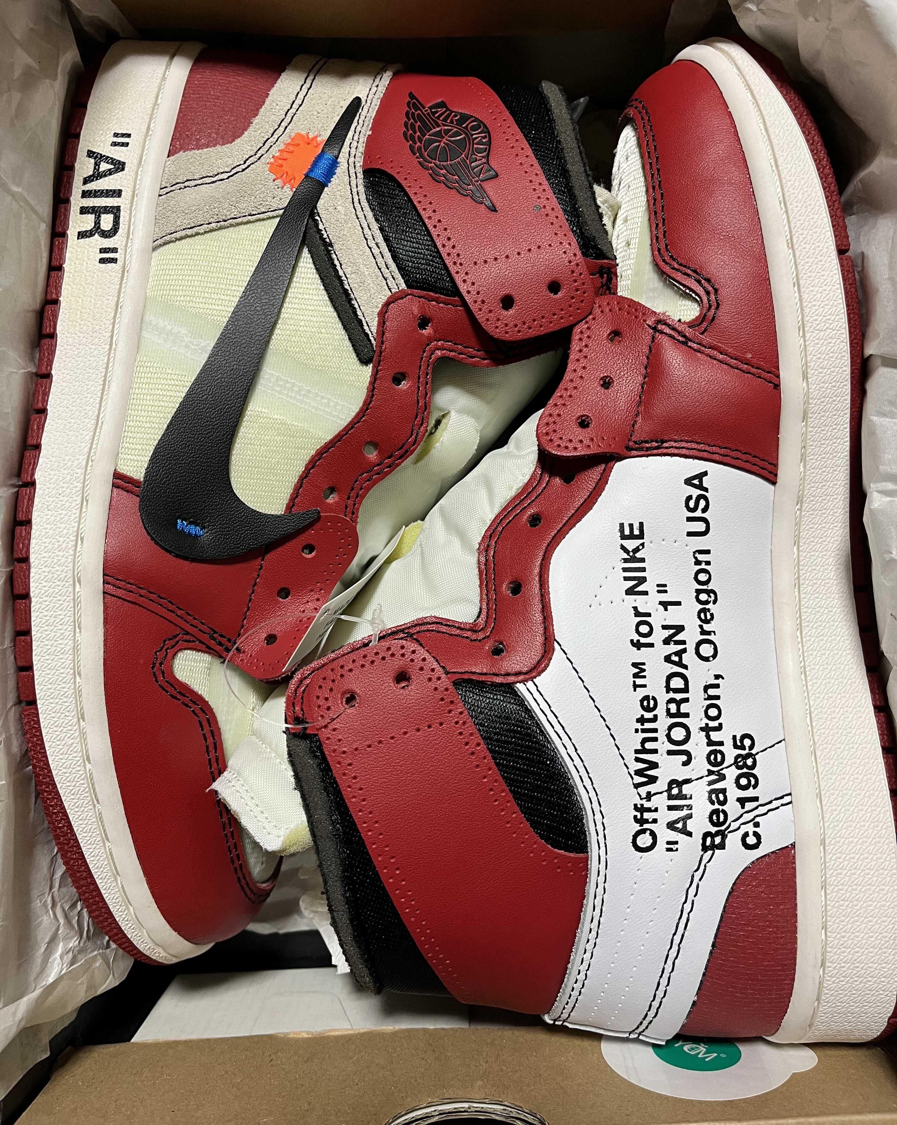 Off-White × Nike Air Jordan 1 Retro High The Ten "Chicago"