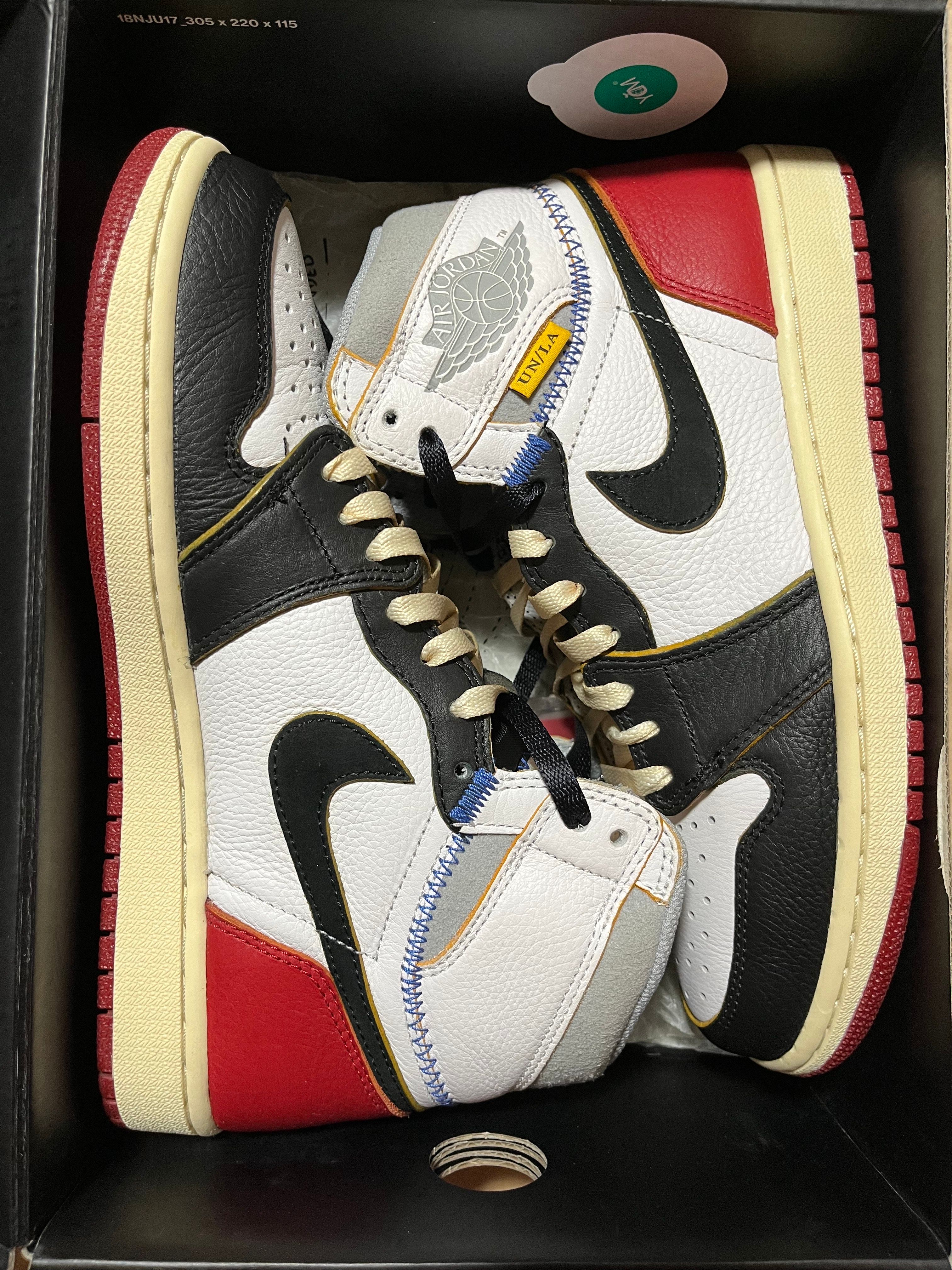 UNION × Nike Air Jordan 1 Retro High OG NRG "Varsity Red/Wolf Grey"