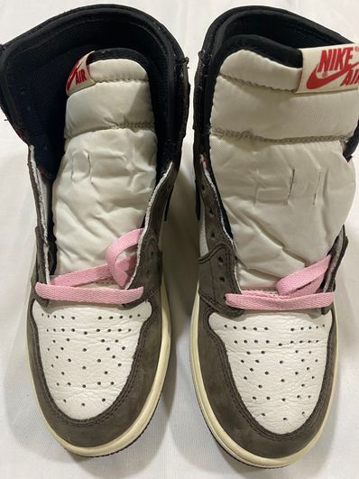 Travis Scott × Nike Air Jordan 1 Retro High OG TS SP "Sail/Dark Mocha"