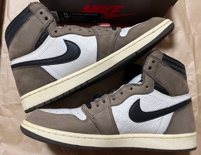 Travis Scott × Nike Air Jordan 1 Retro High OG TS SP "Sail/Dark Mocha"