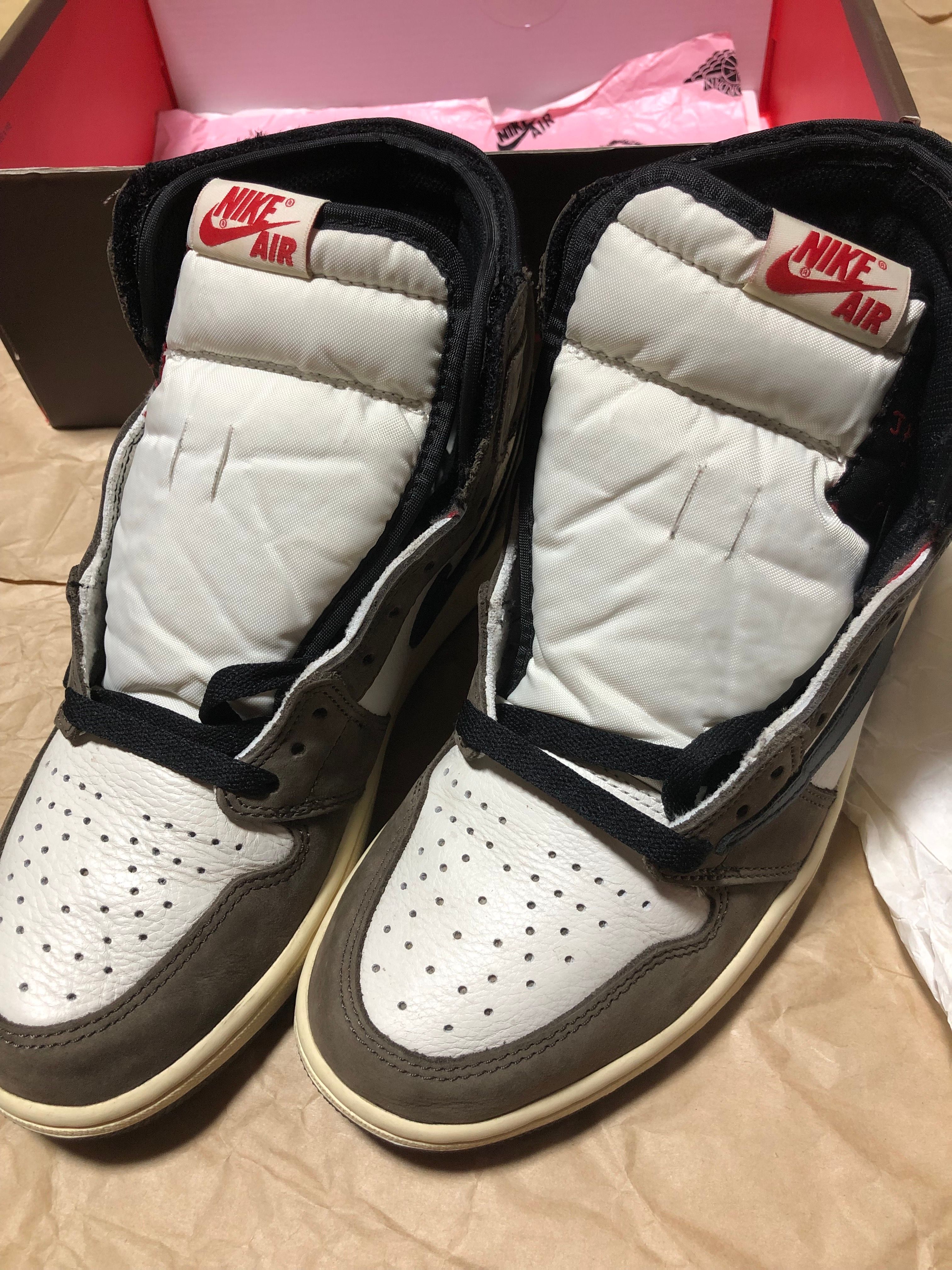 Travis Scott × Nike Air Jordan 1 Retro High OG TS SP "Sail/Dark Mocha"